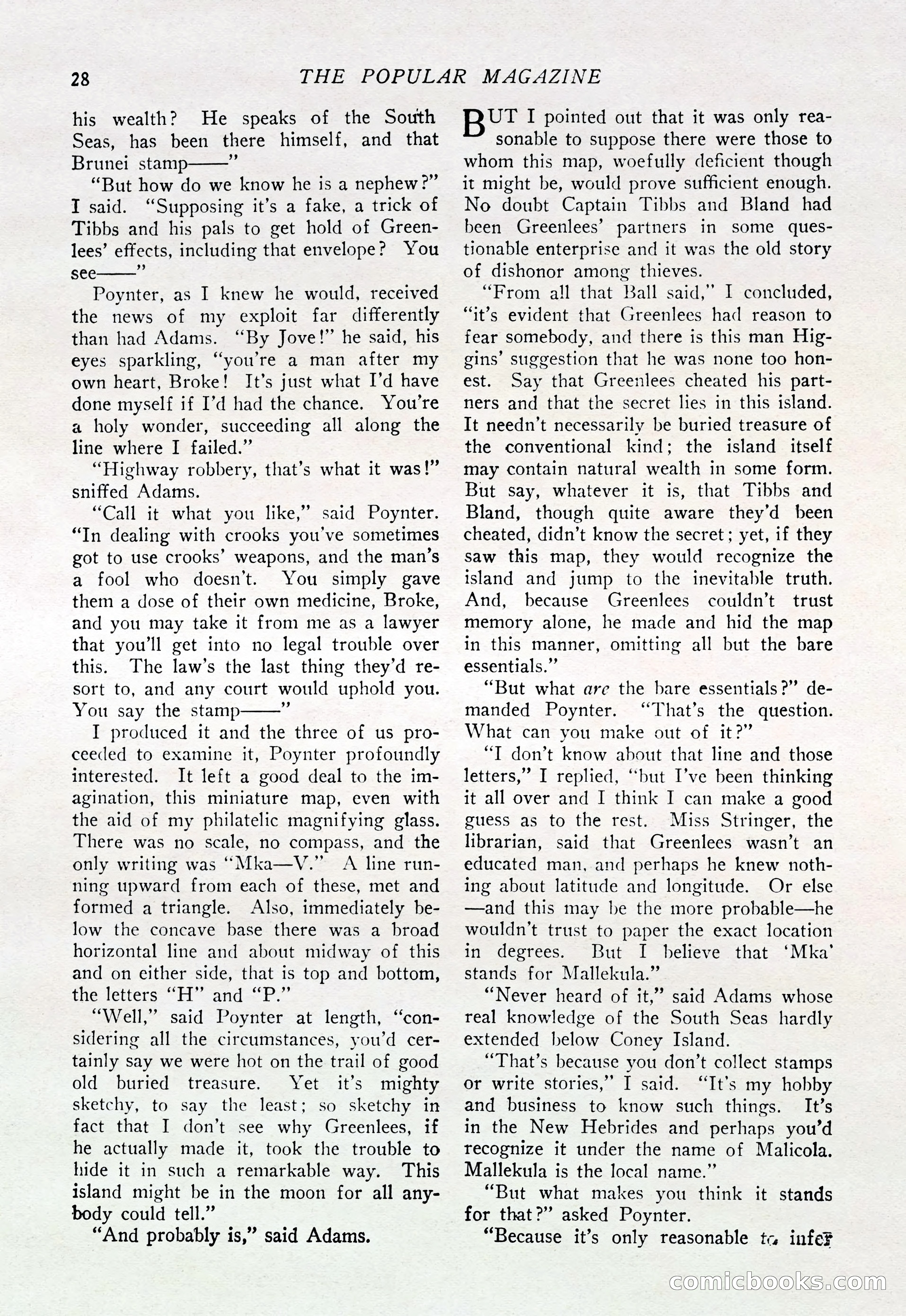 The Popular Magazine, August 20, 1925 — page 30 of 196