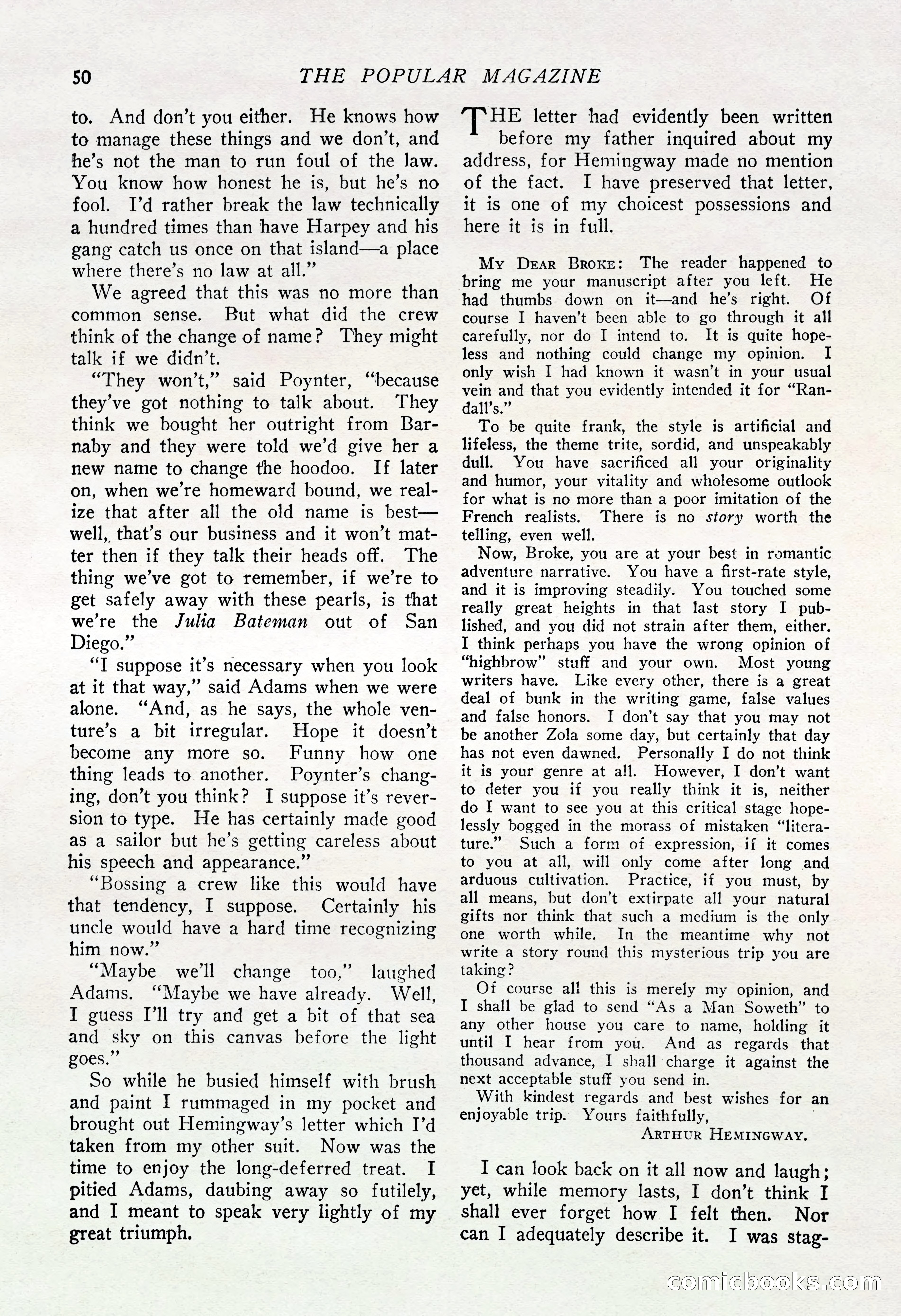 The Popular Magazine, August 20, 1925 — page 52 of 196