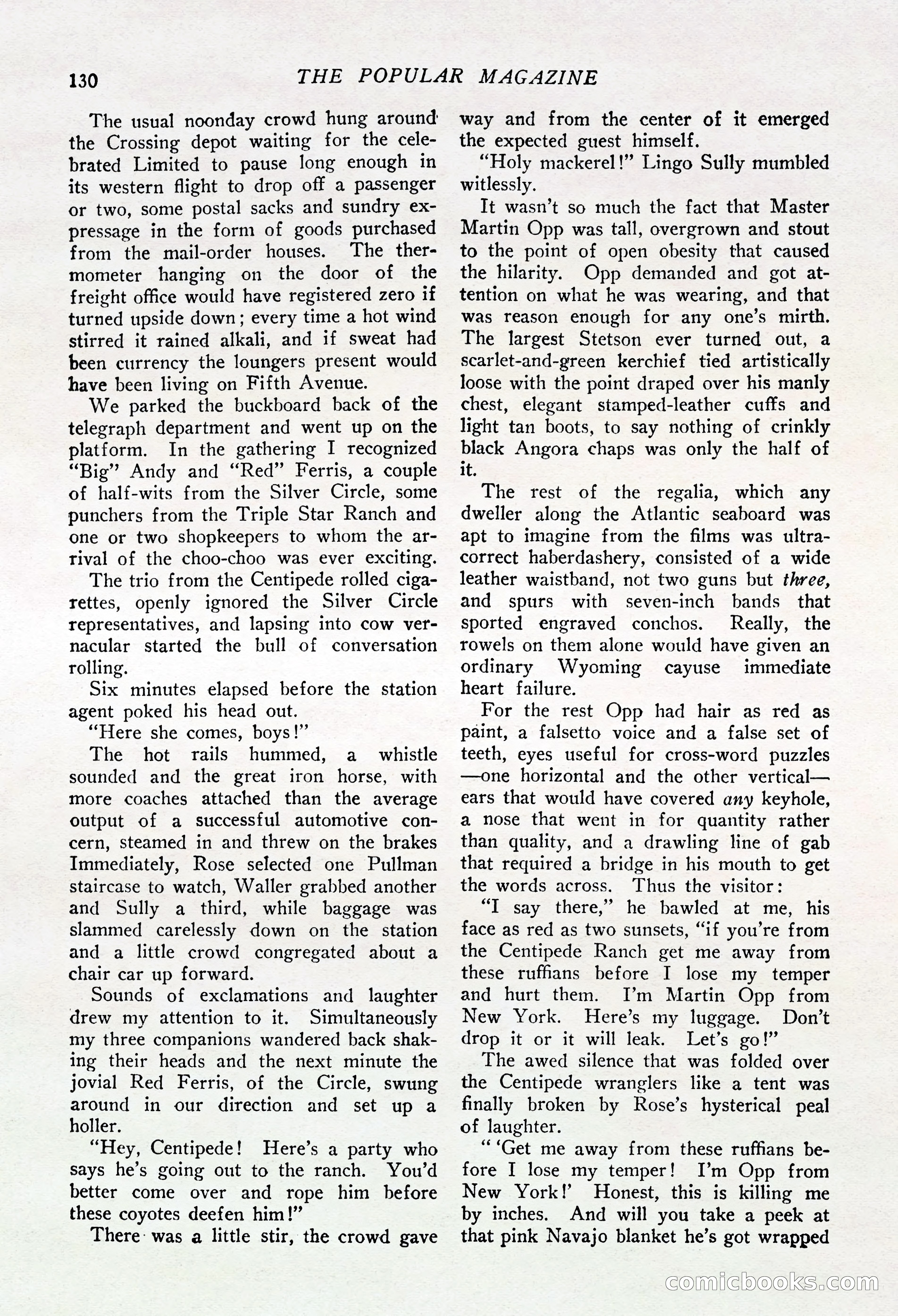 The Popular Magazine, August 20, 1925 — page 132 of 196