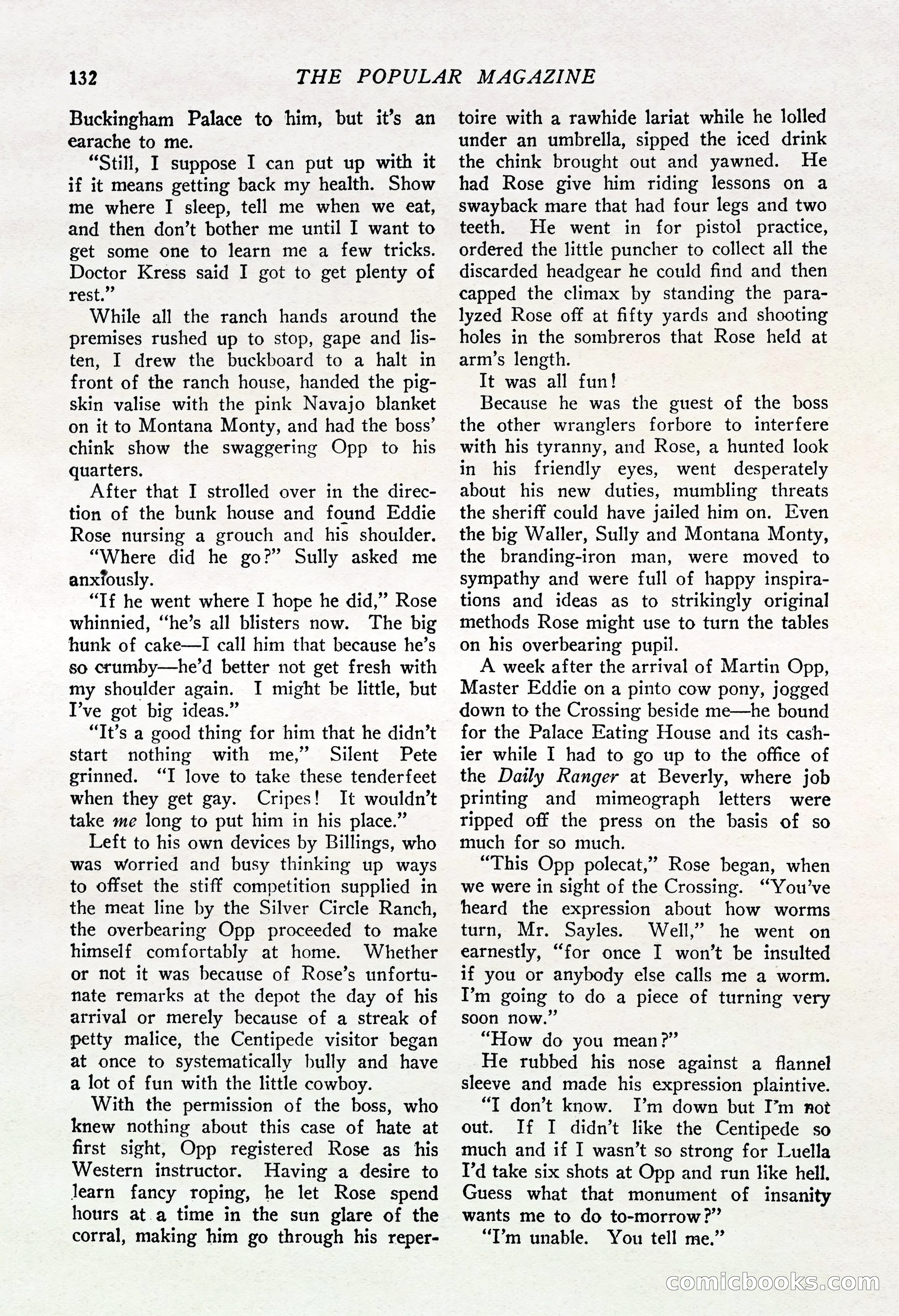 The Popular Magazine, August 20, 1925 — page 134 of 196