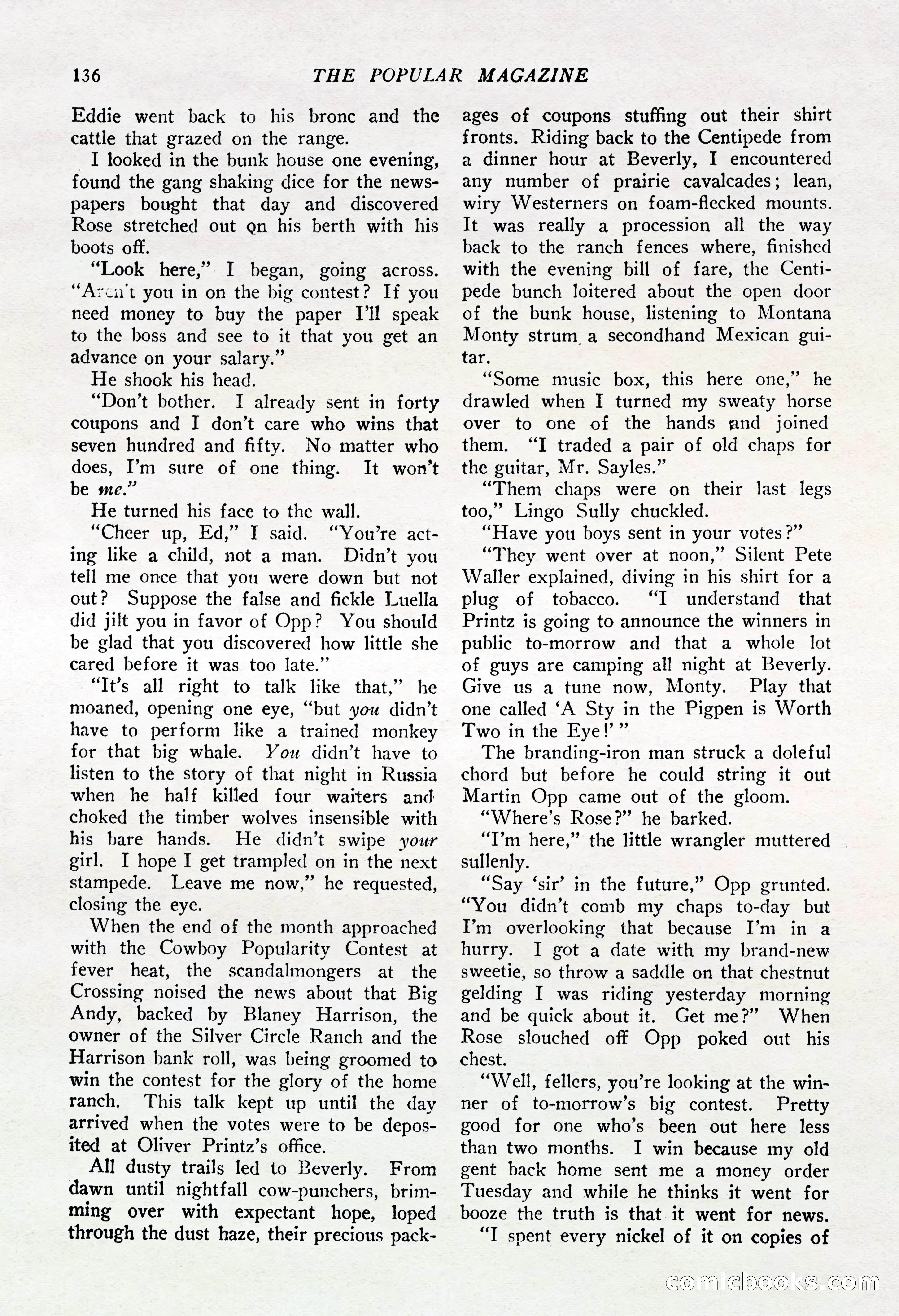 The Popular Magazine, August 20, 1925 — page 138 of 196