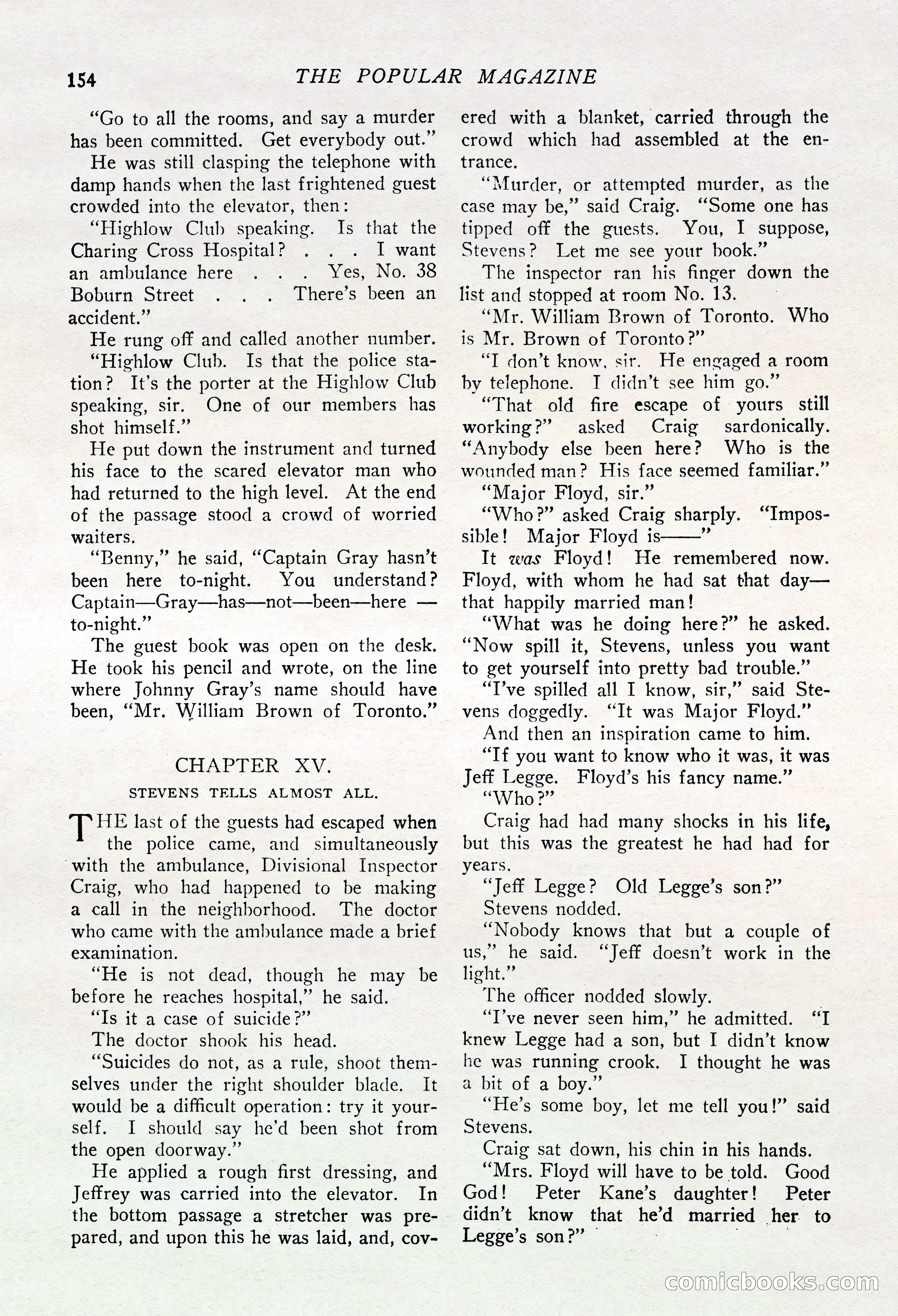 The Popular Magazine, August 20, 1925 — page 156 of 196