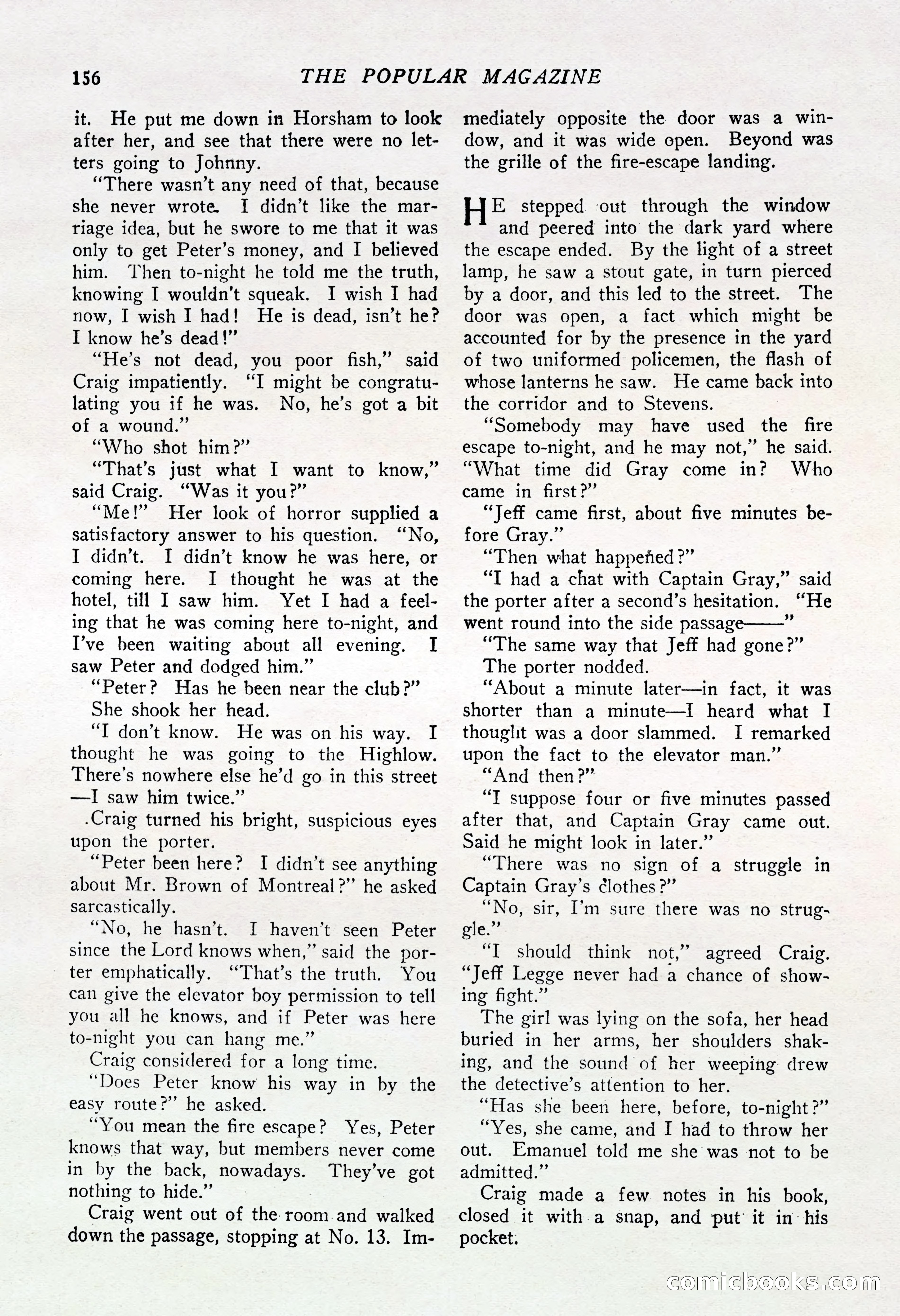 The Popular Magazine, August 20, 1925 — page 158 of 196