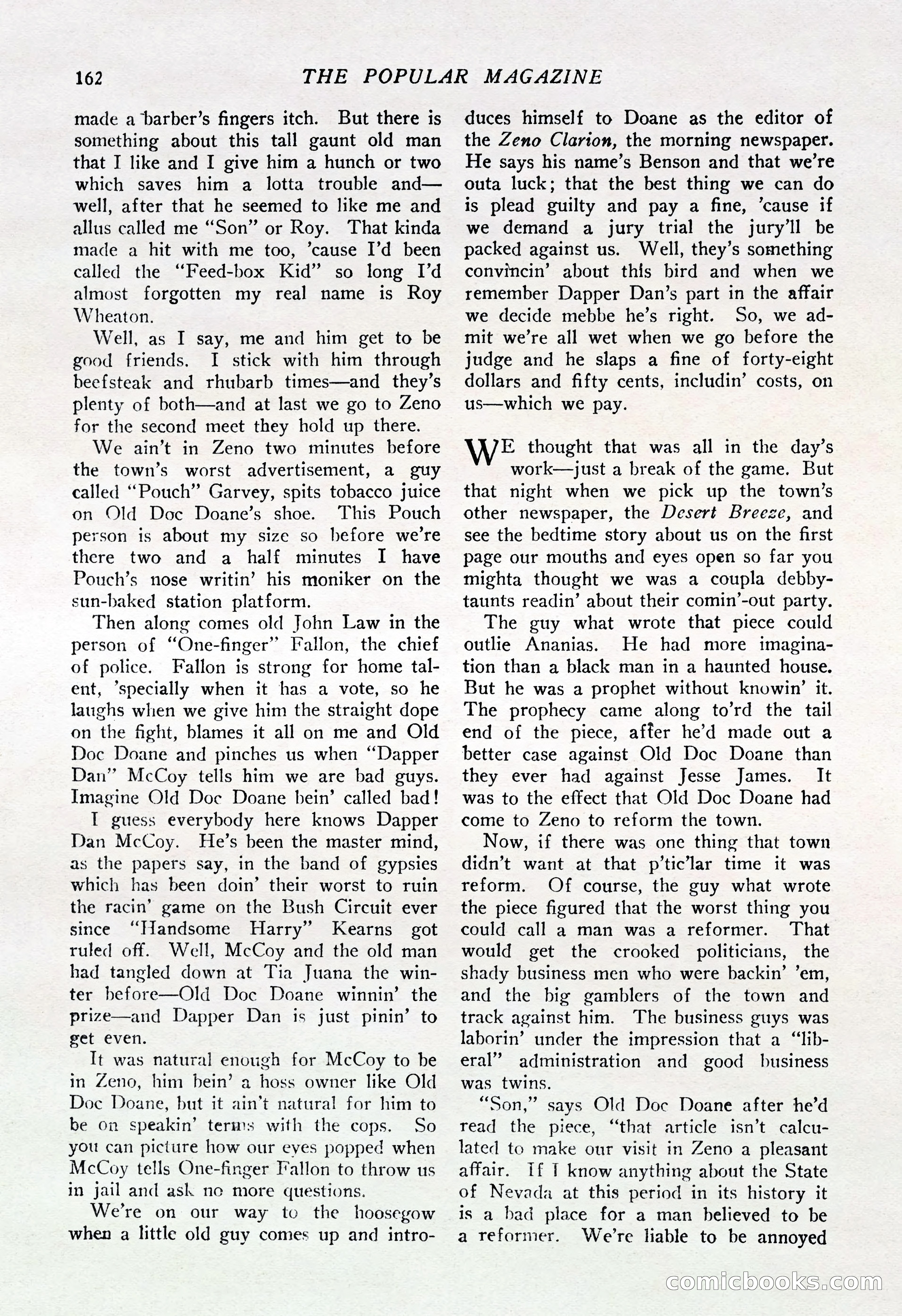 The Popular Magazine, August 20, 1925 — page 164 of 196