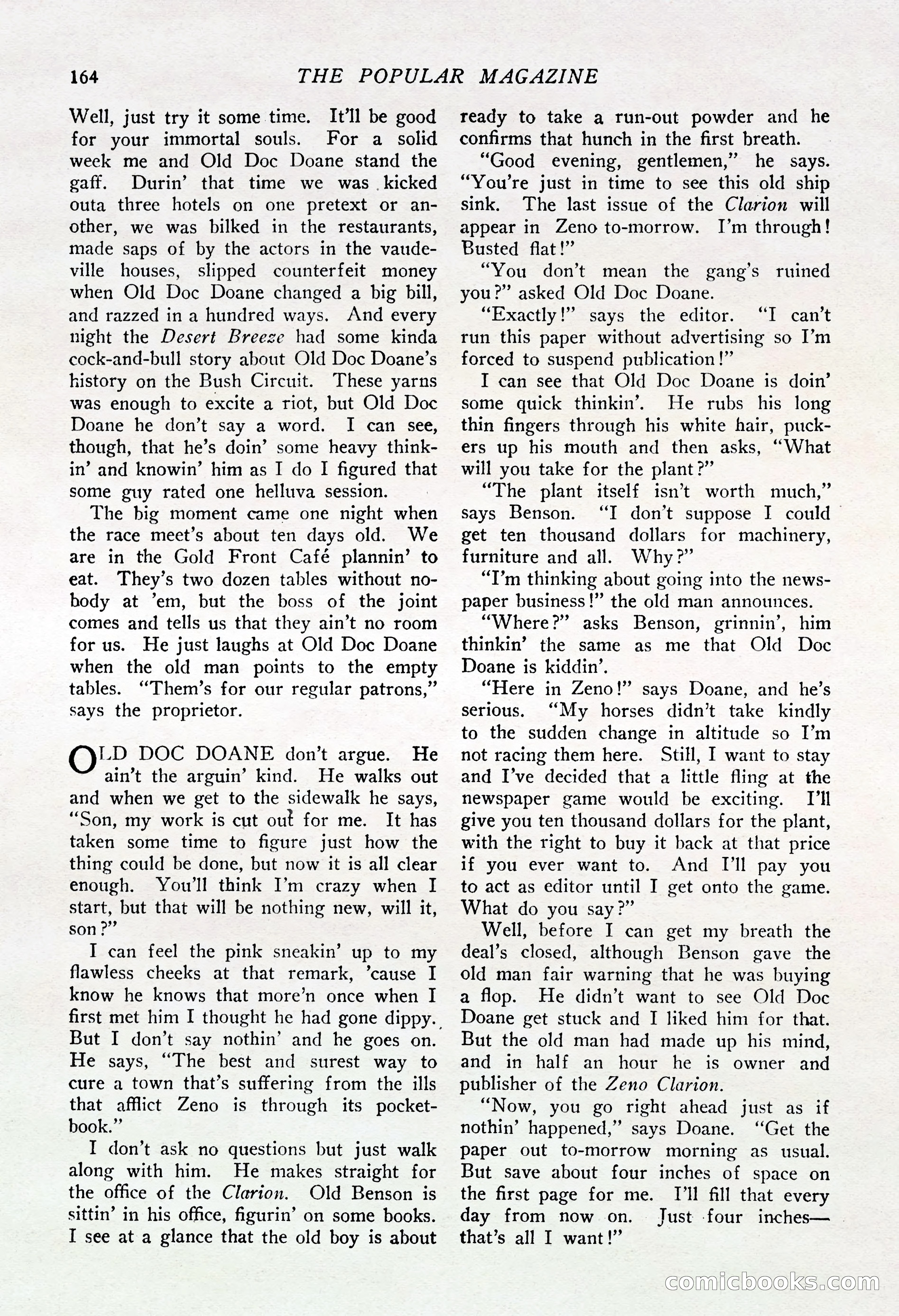 The Popular Magazine, August 20, 1925 — page 166 of 196