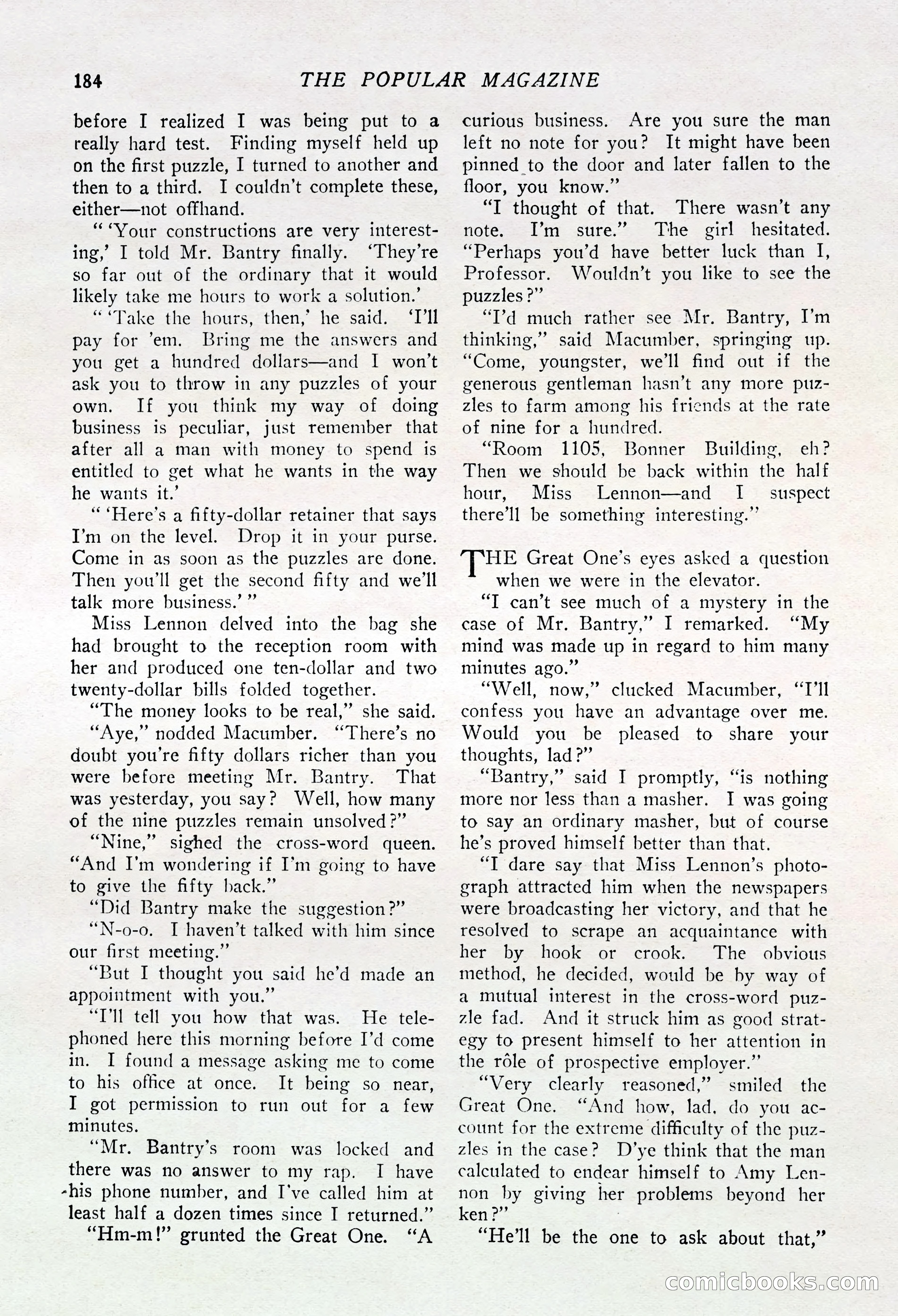 The Popular Magazine, August 20, 1925 — page 186 of 196