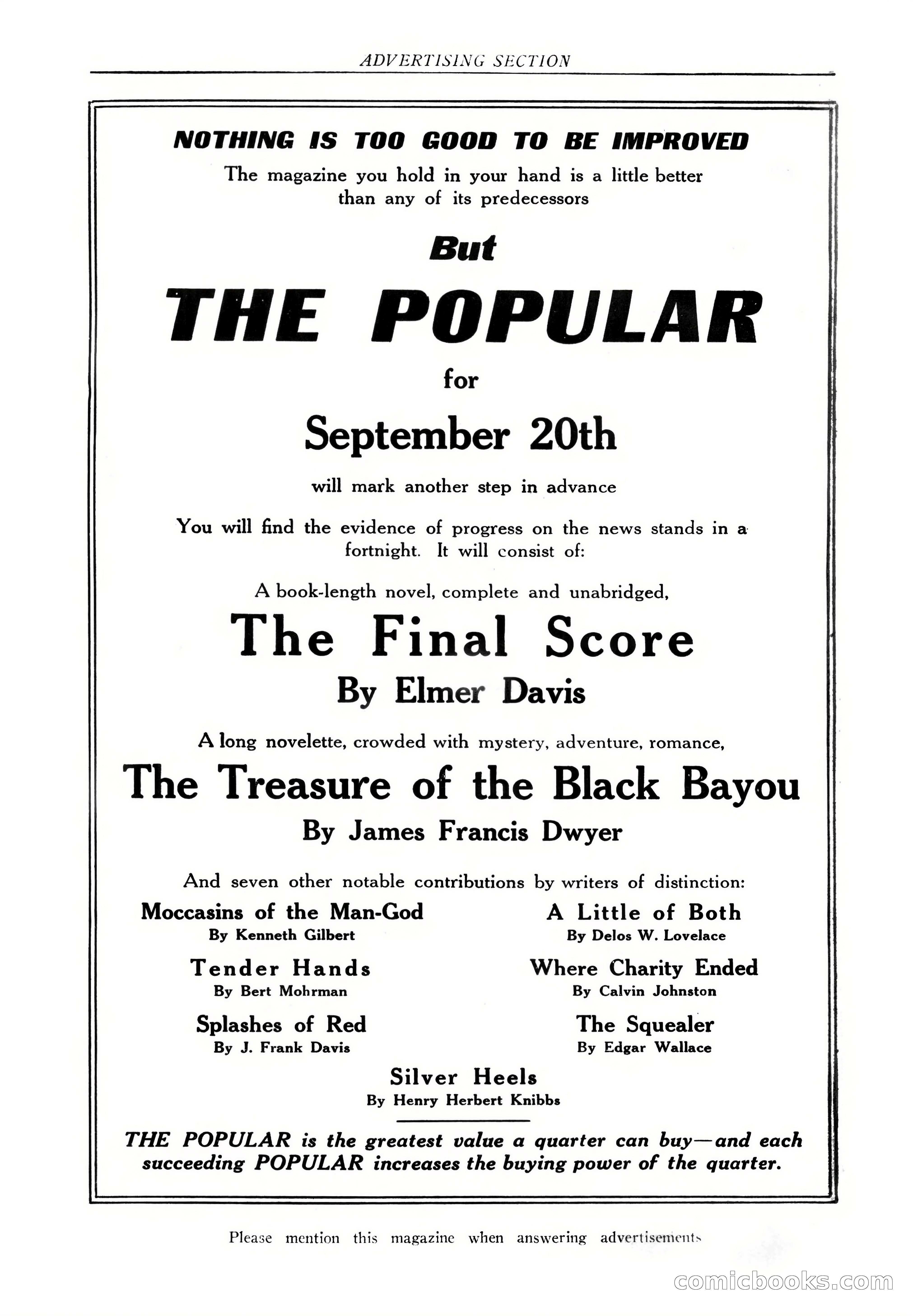 The Popular Magazine, September 7, 1925 — page 9 of 220