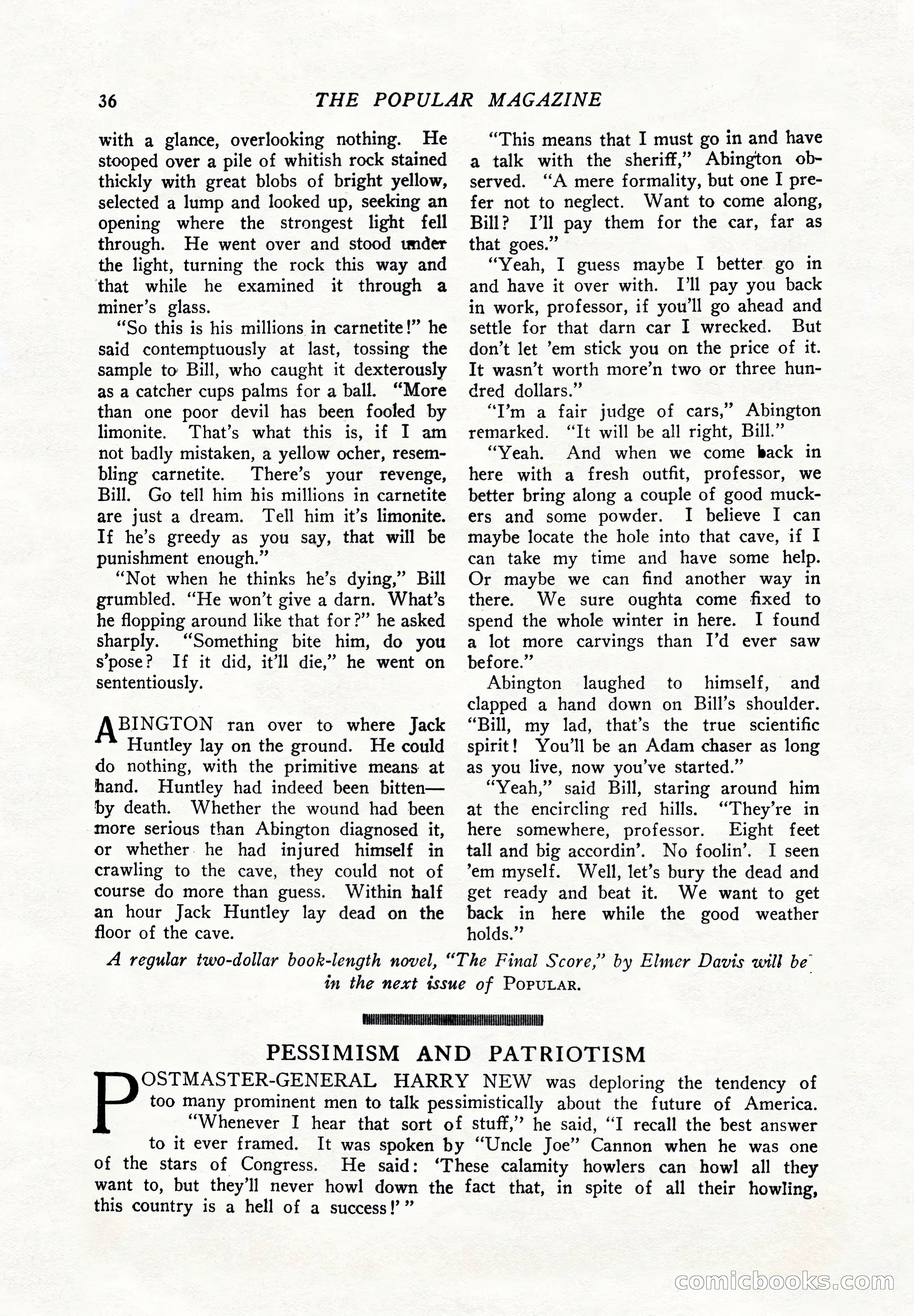 The Popular Magazine, September 7, 1925 — page 54 of 220