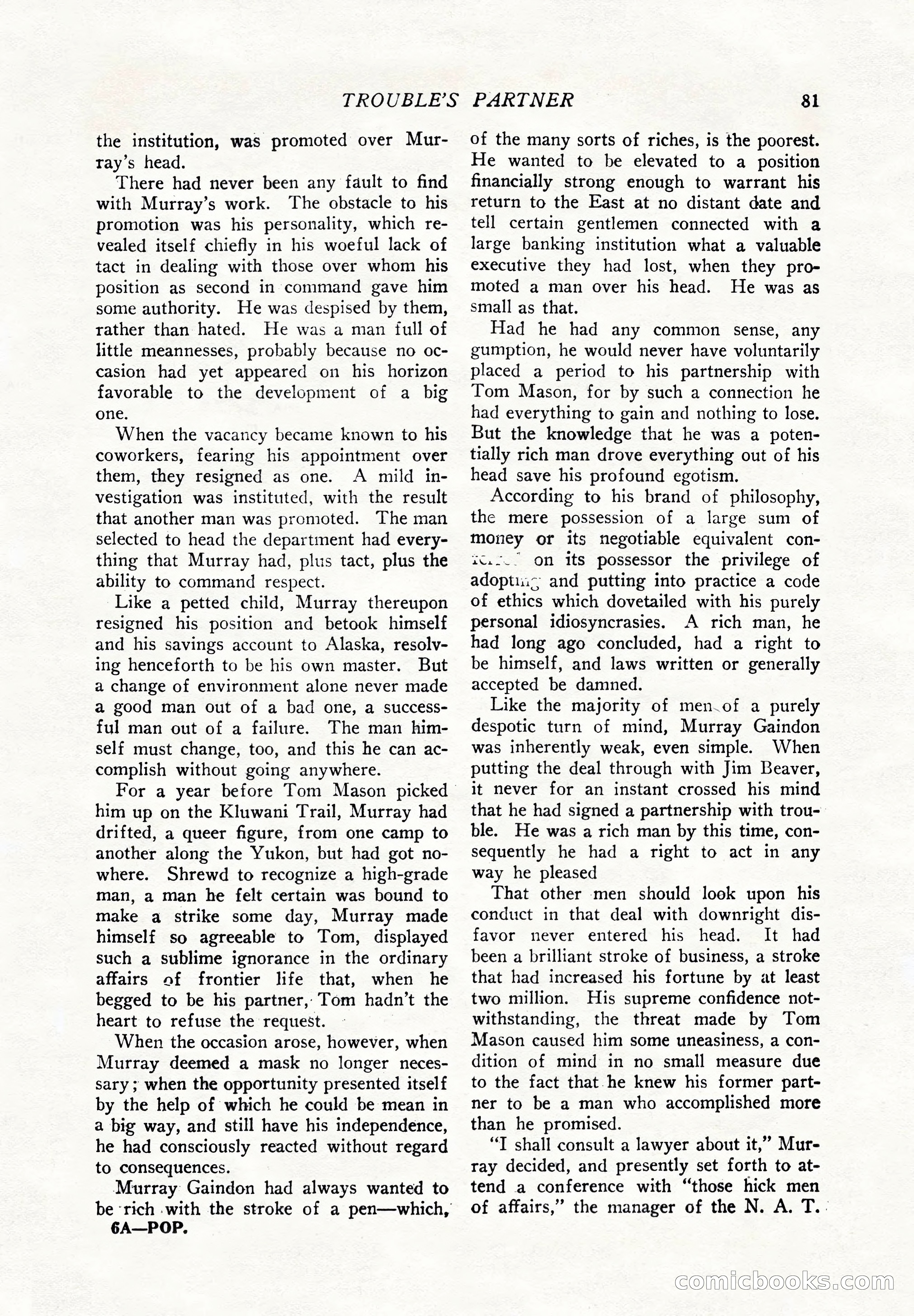 The Popular Magazine, September 7, 1925 — page 99 of 220