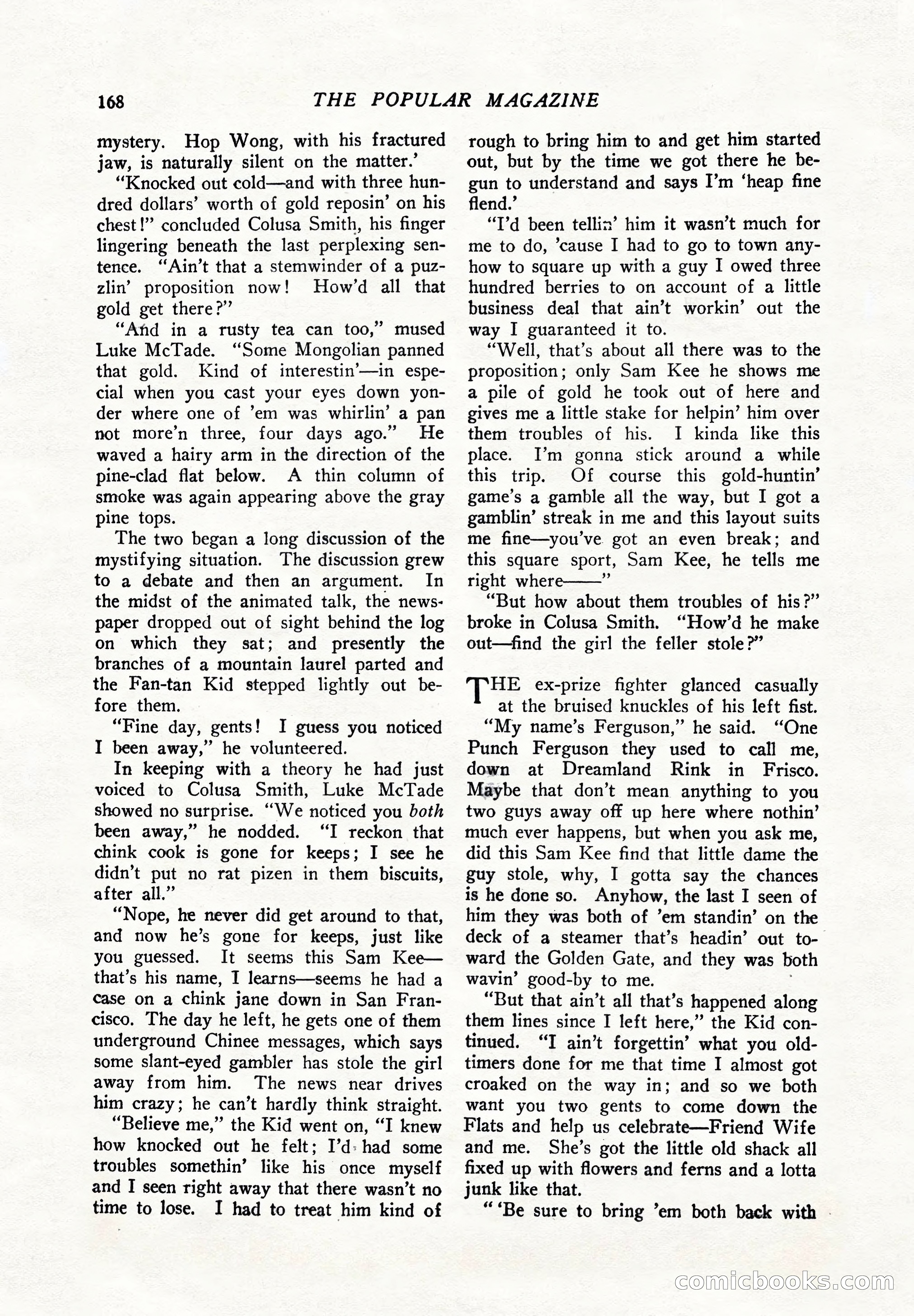 The Popular Magazine, September 7, 1925 — page 186 of 220