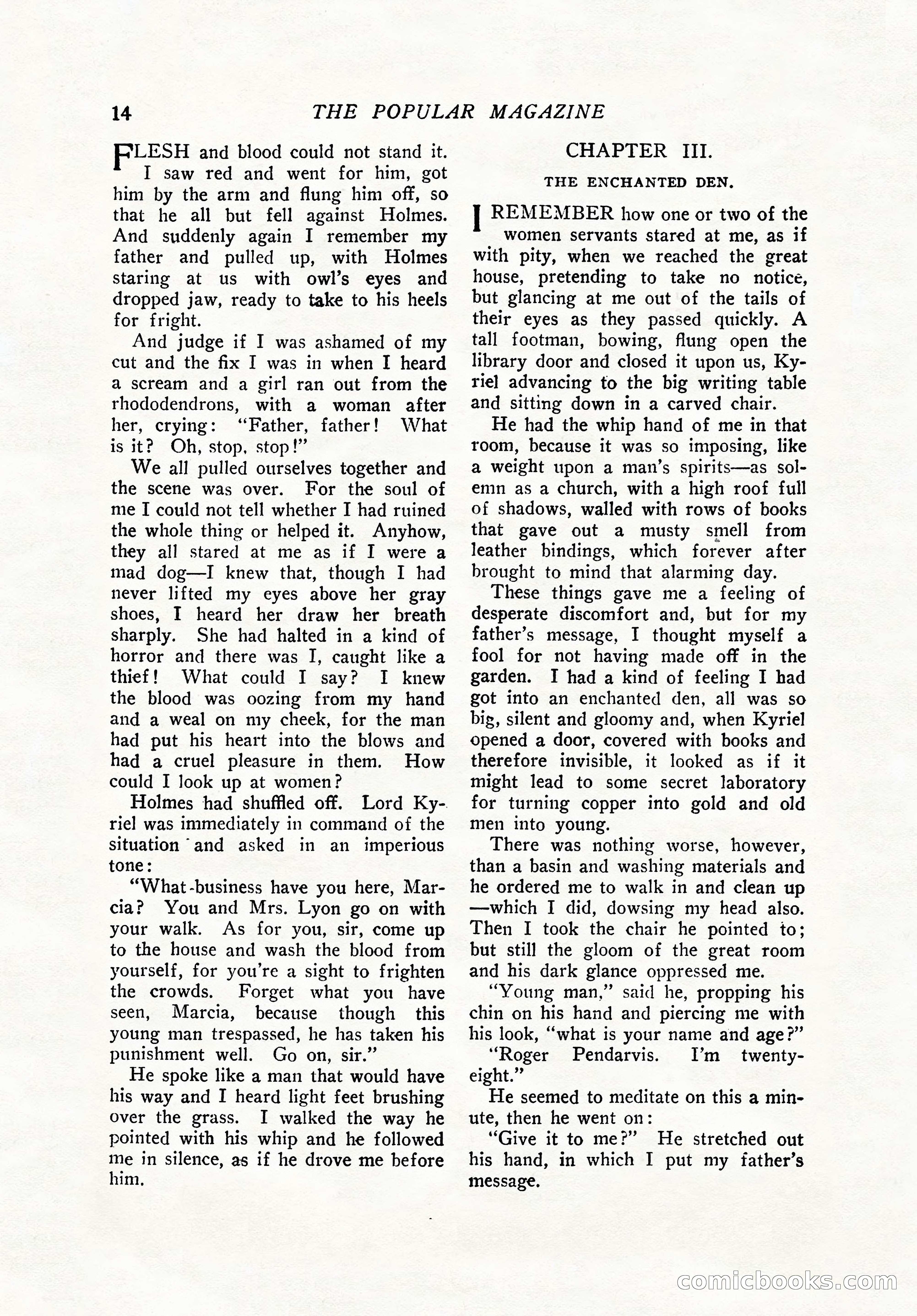 The Popular Magazine, Holiday Number — page 16 of 196