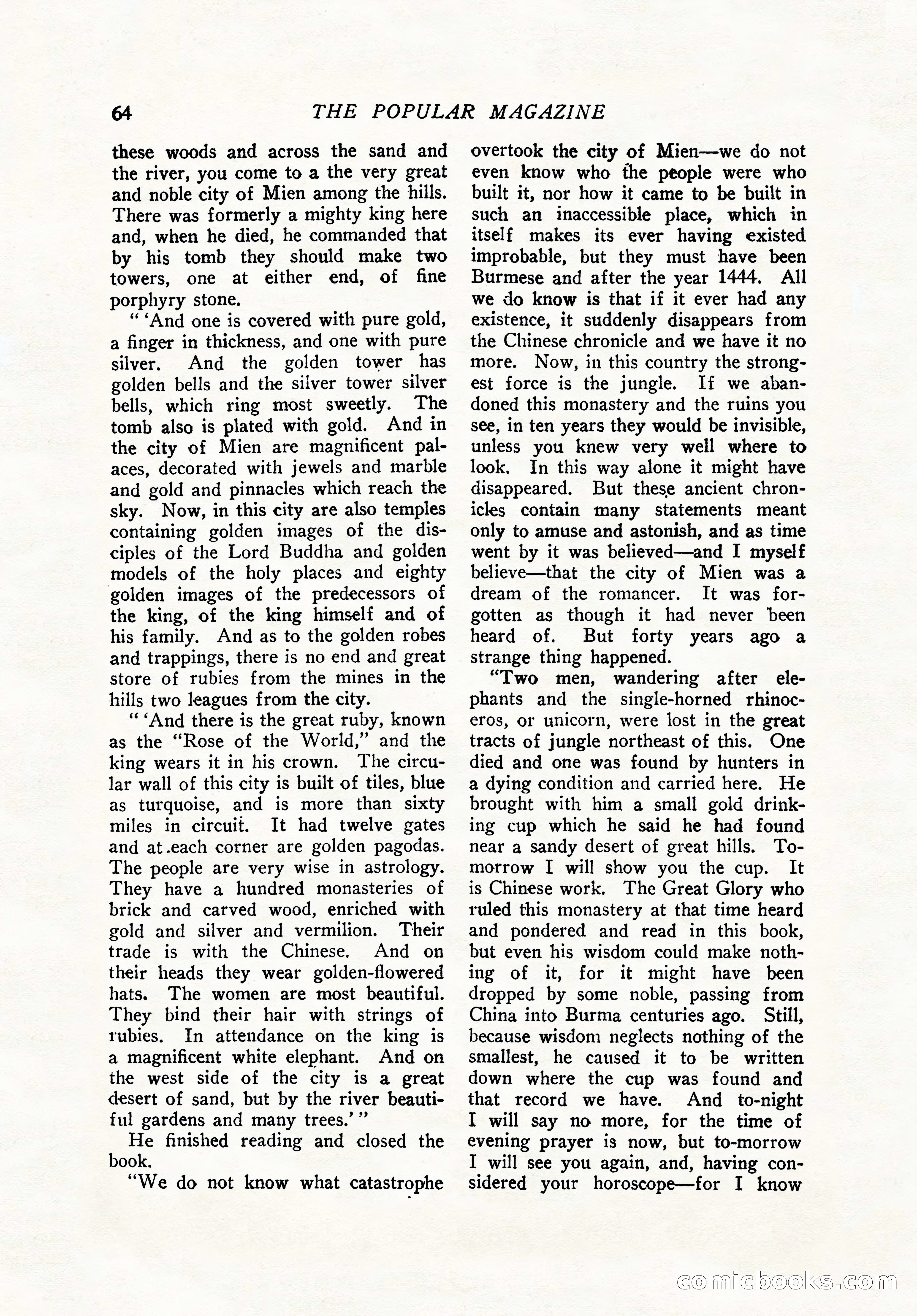 The Popular Magazine, Holiday Number — page 66 of 196
