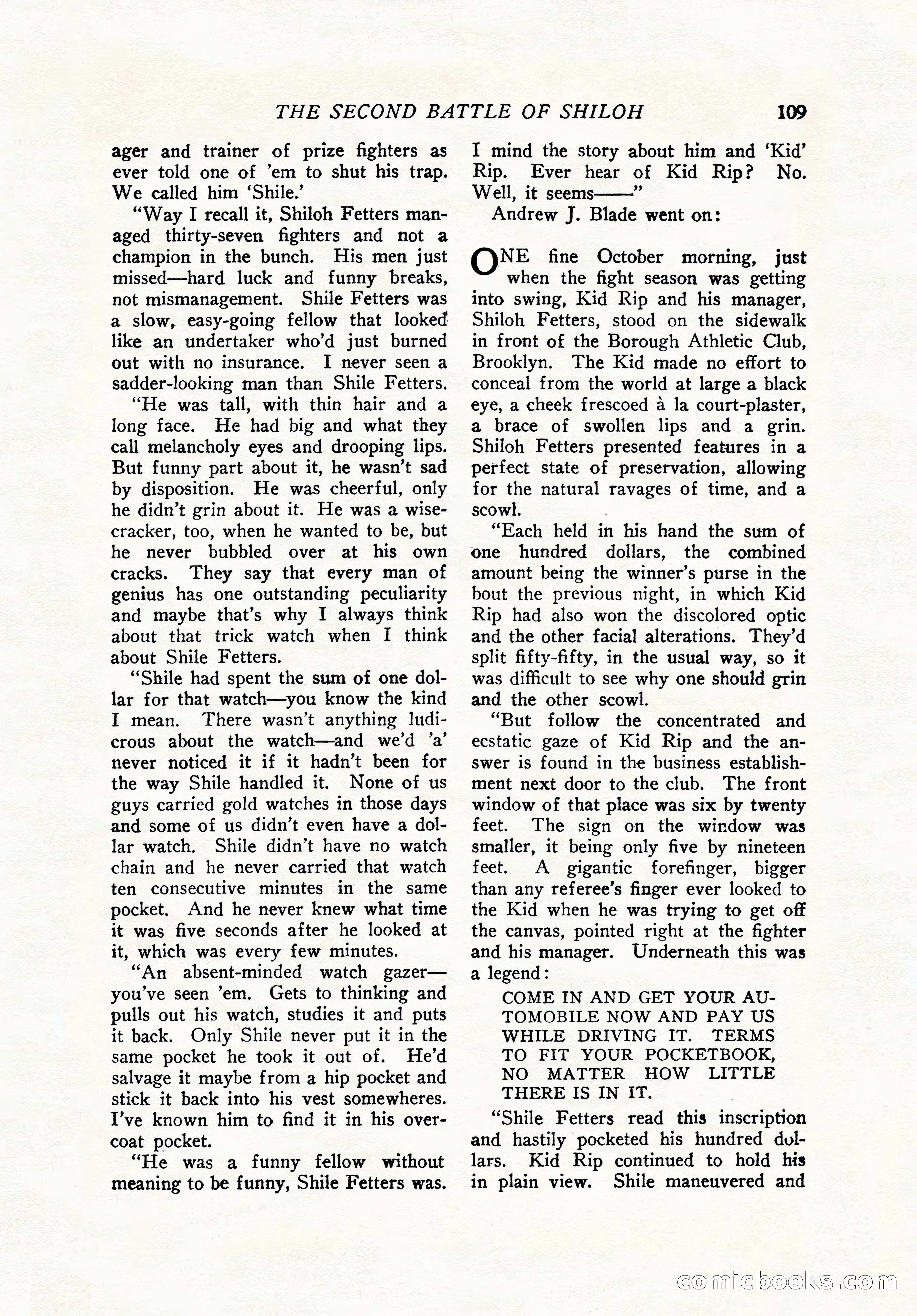 The Popular Magazine, Holiday Number — page 111 of 196