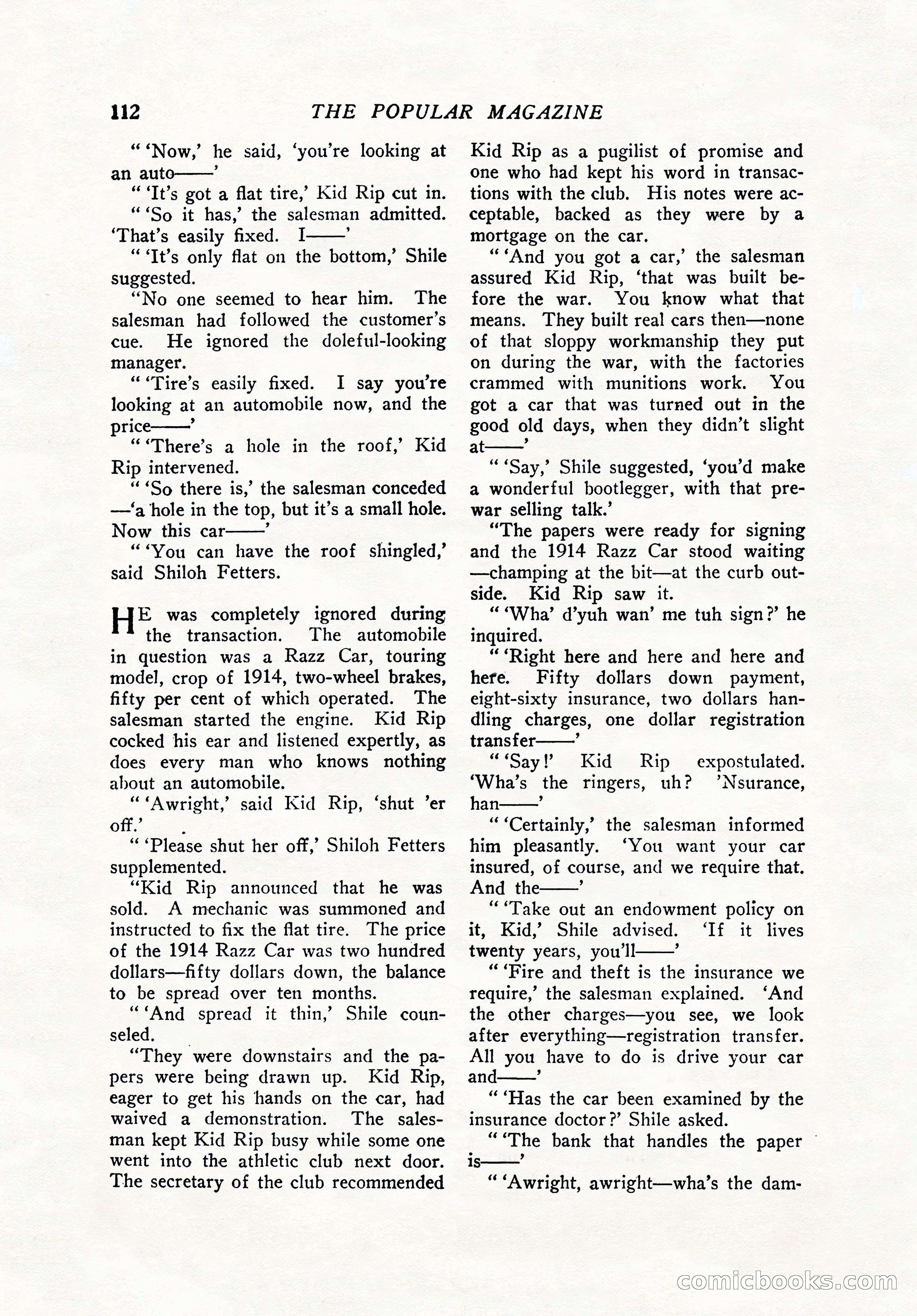 The Popular Magazine, Holiday Number — page 114 of 196