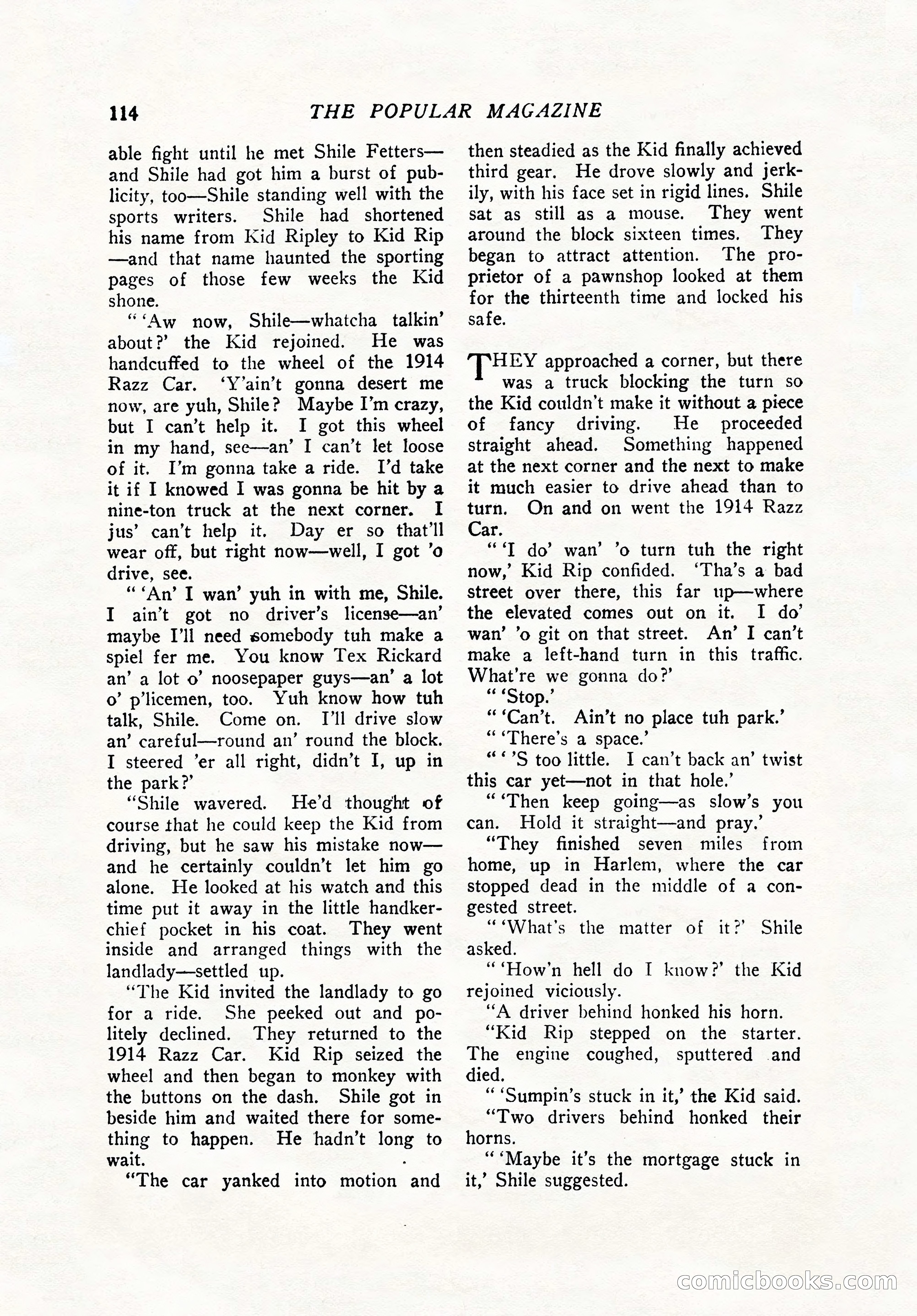 The Popular Magazine, Holiday Number — page 116 of 196