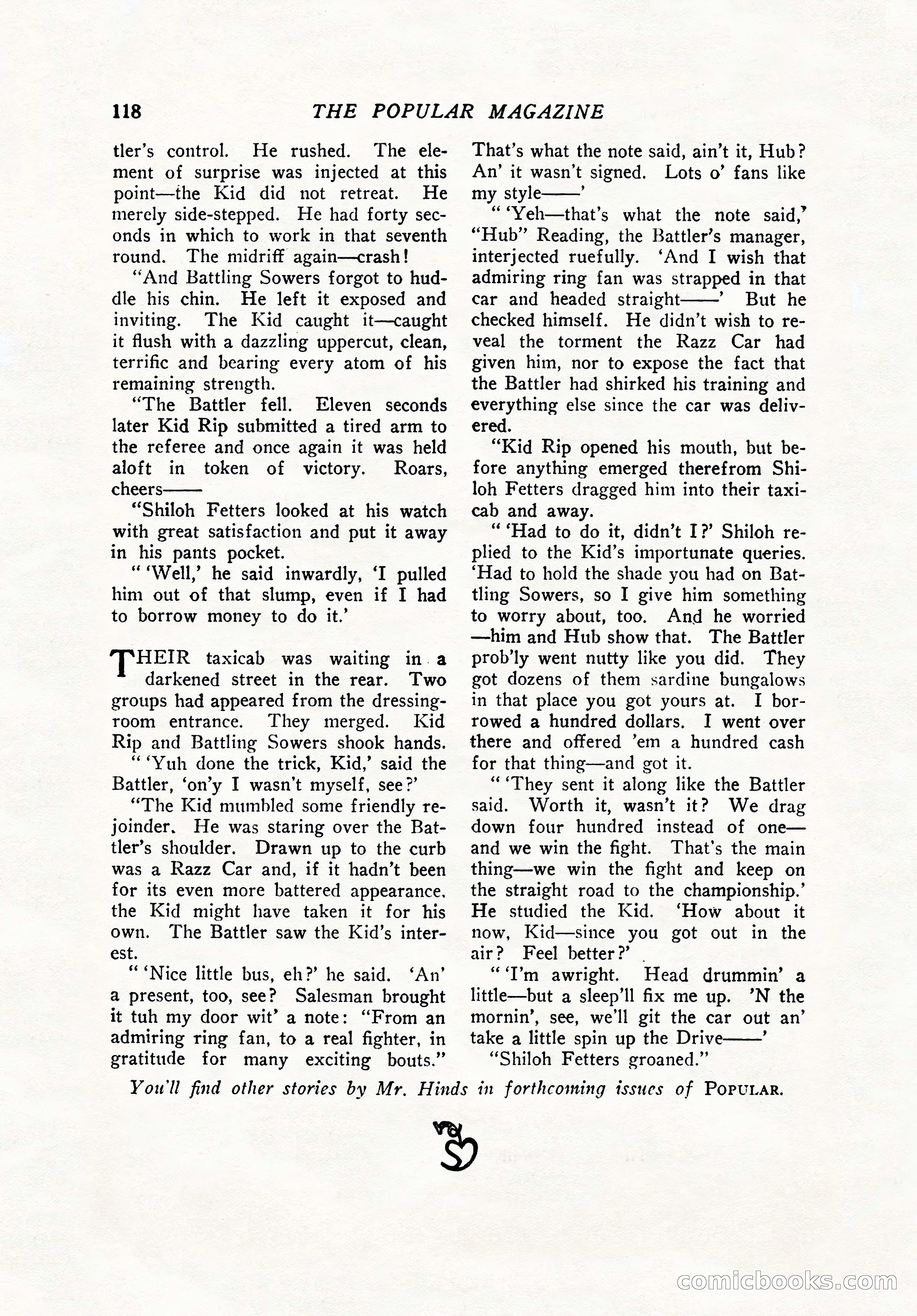 The Popular Magazine, Holiday Number — page 120 of 196