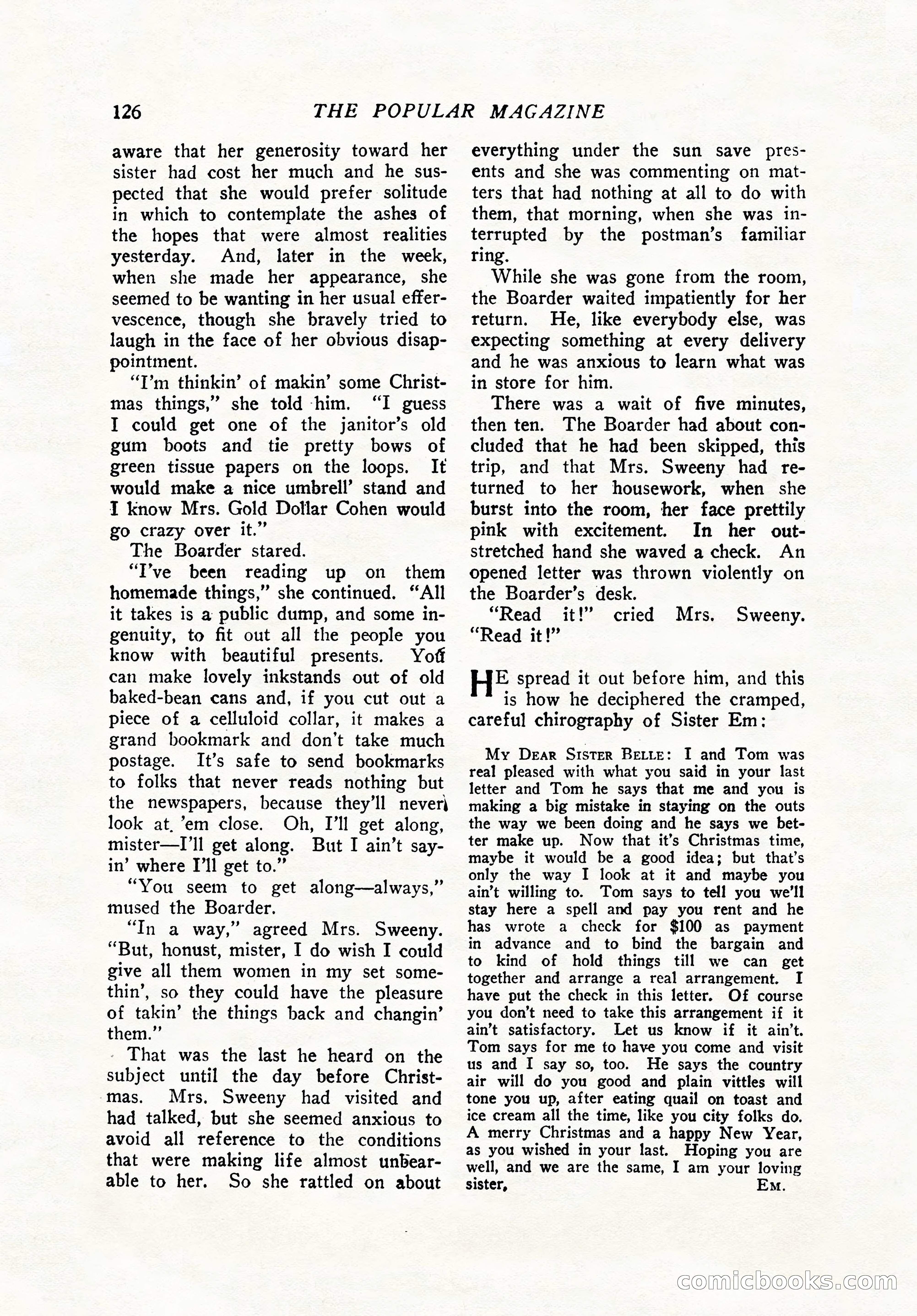 The Popular Magazine, Holiday Number — page 128 of 196
