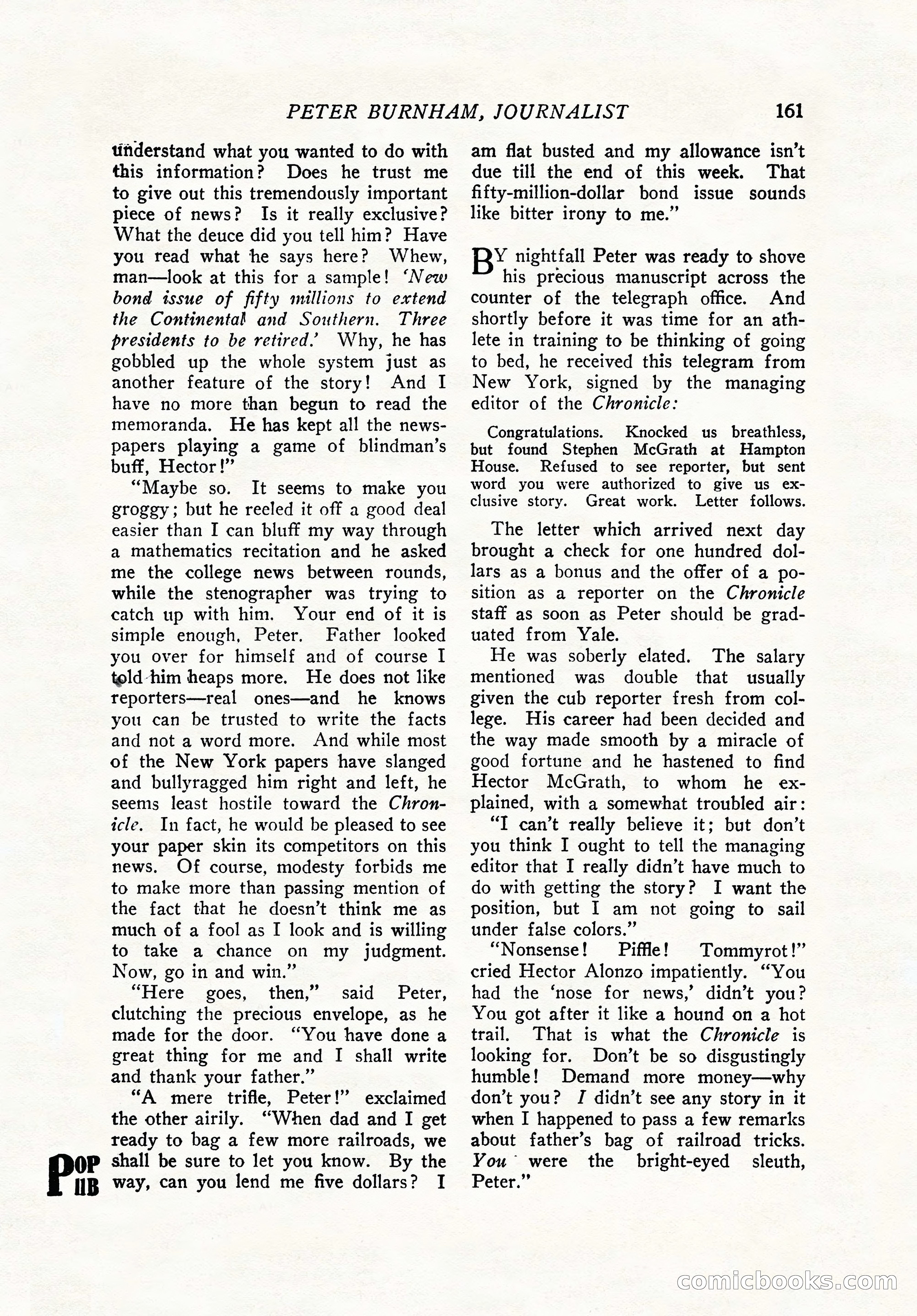The Popular Magazine, Holiday Number — page 163 of 196