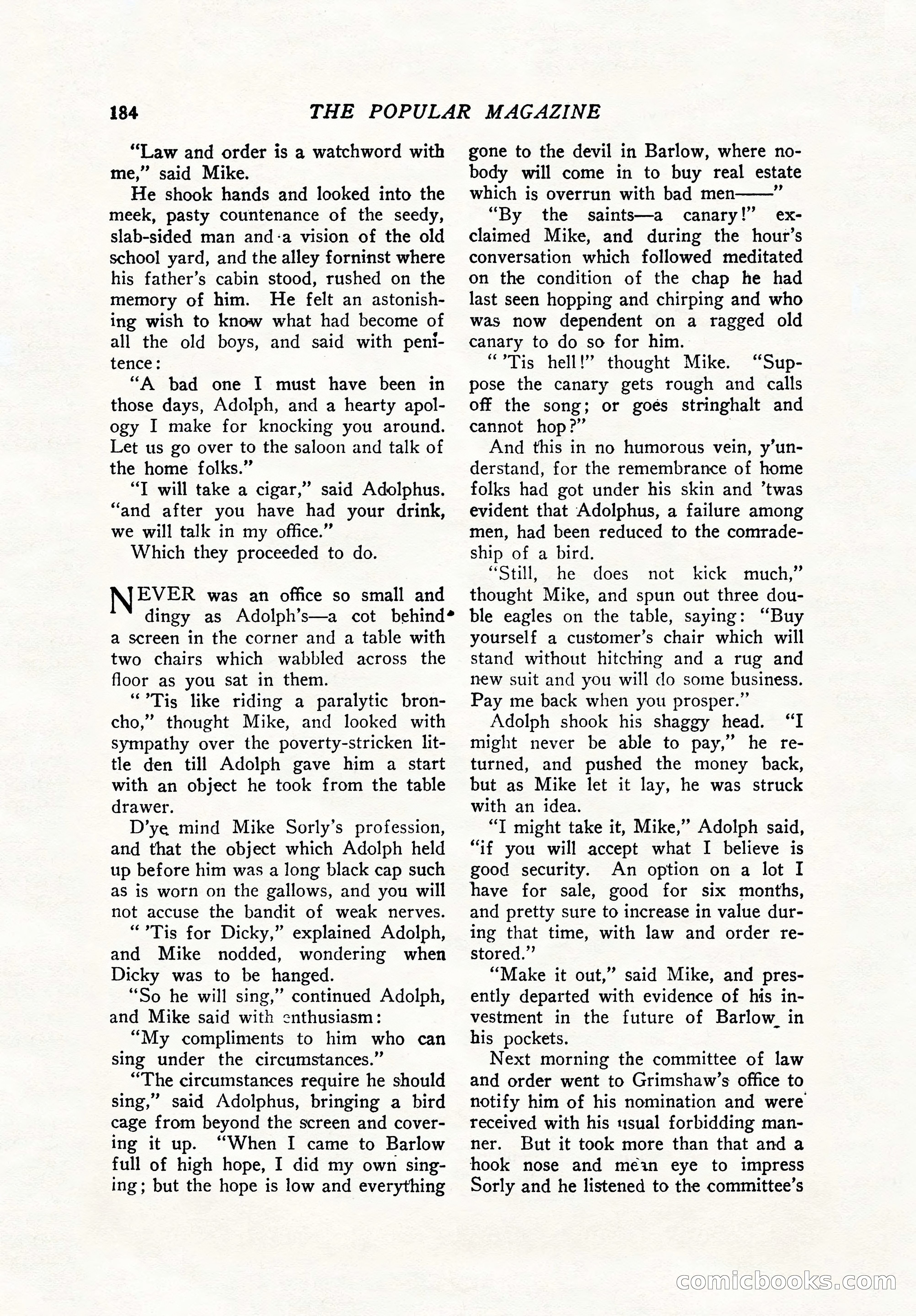 The Popular Magazine, Holiday Number — page 186 of 196