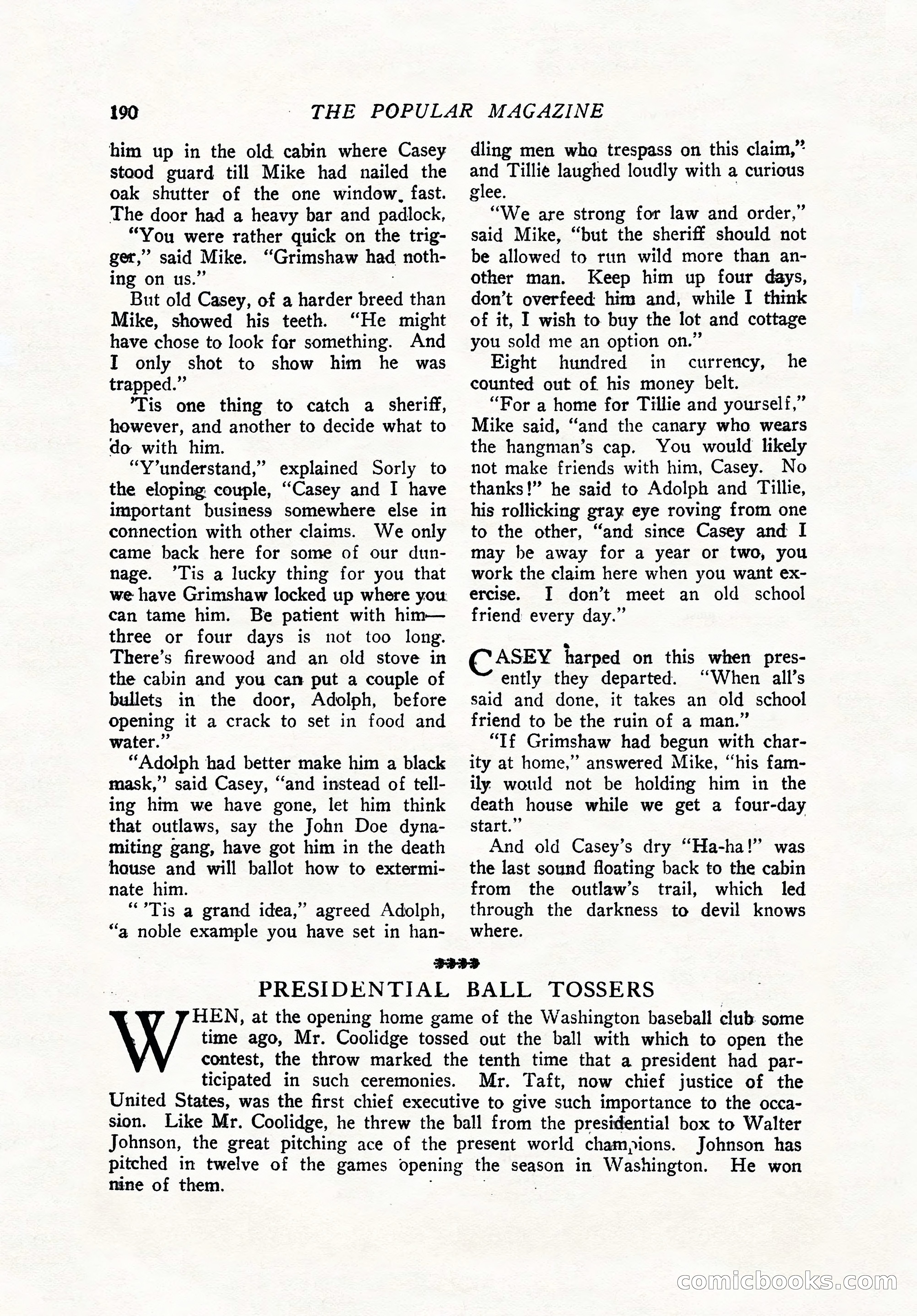 The Popular Magazine, Holiday Number — page 192 of 196