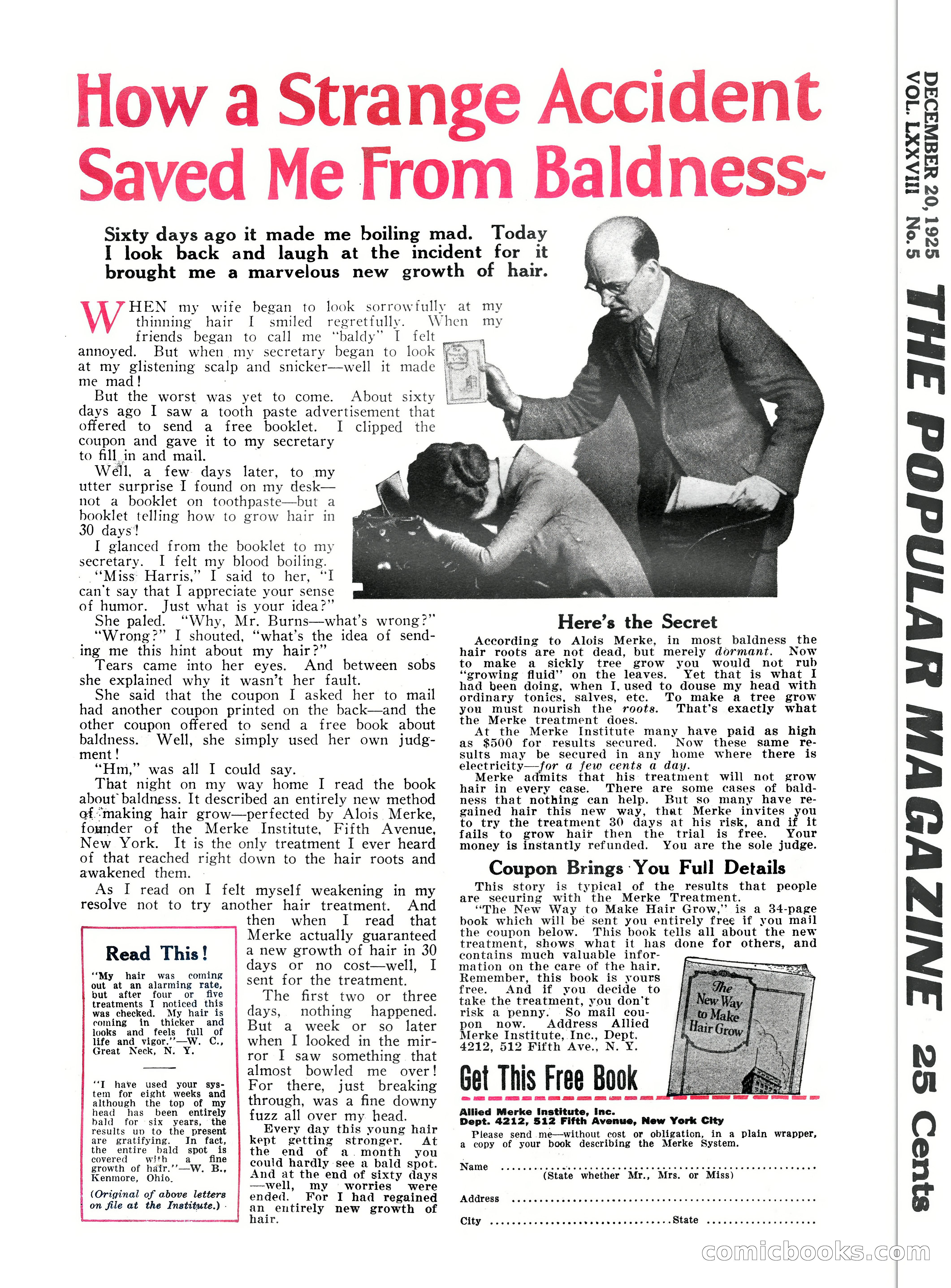 The Popular Magazine, Holiday Number — page 196 of 196