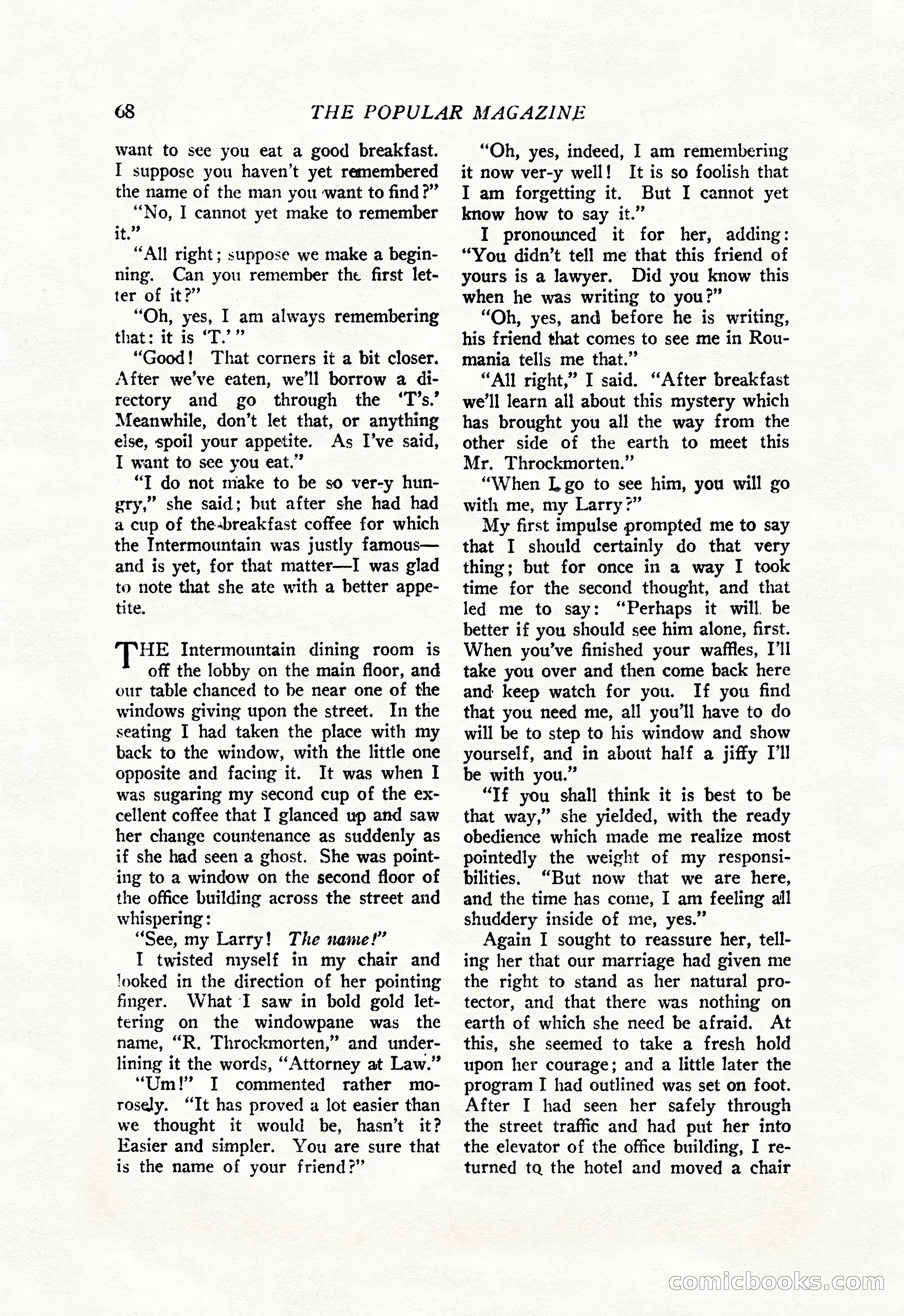 The Popular Magazine, June 7, 1926 — page 86 of 220