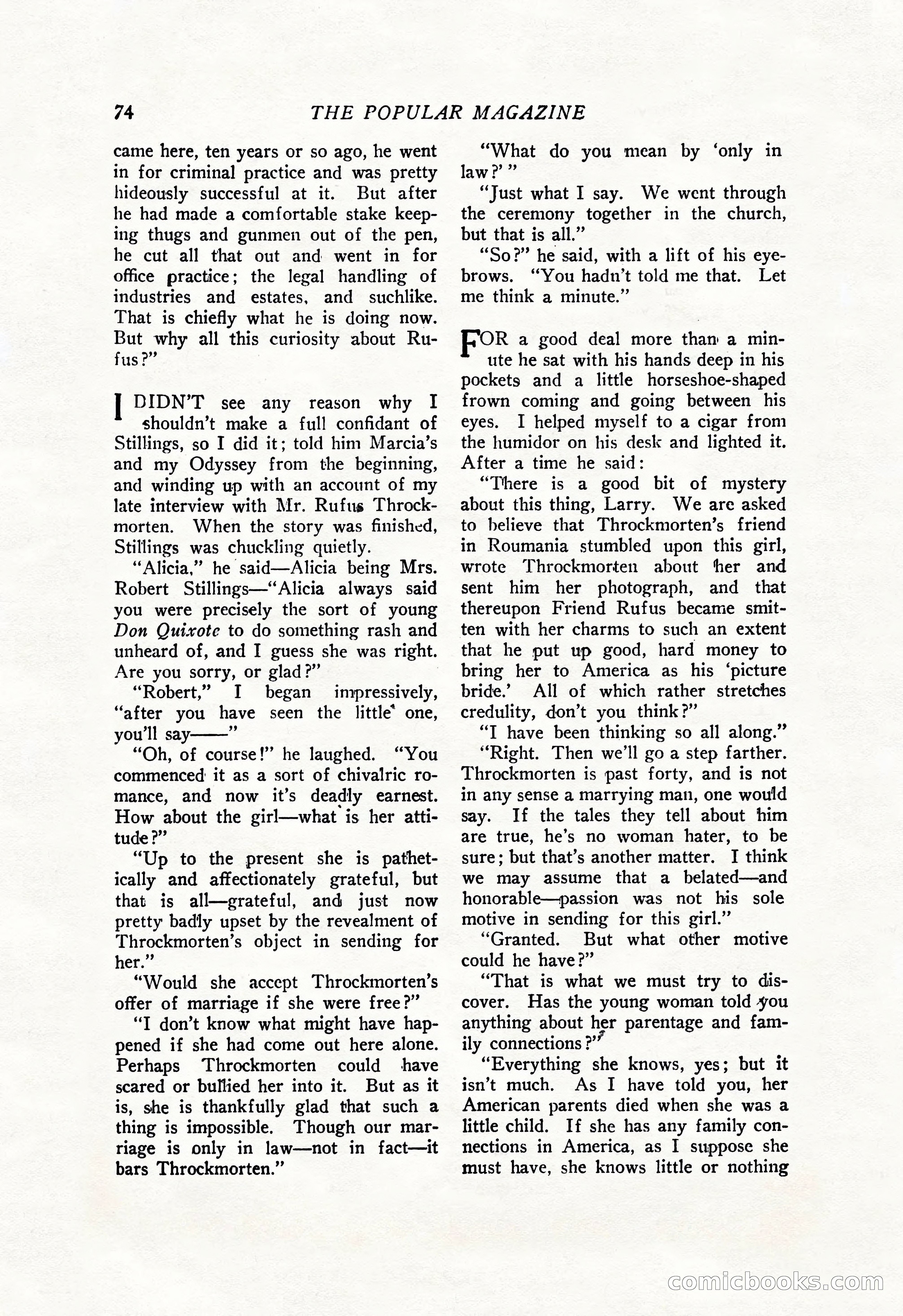 The Popular Magazine, June 7, 1926 — page 92 of 220
