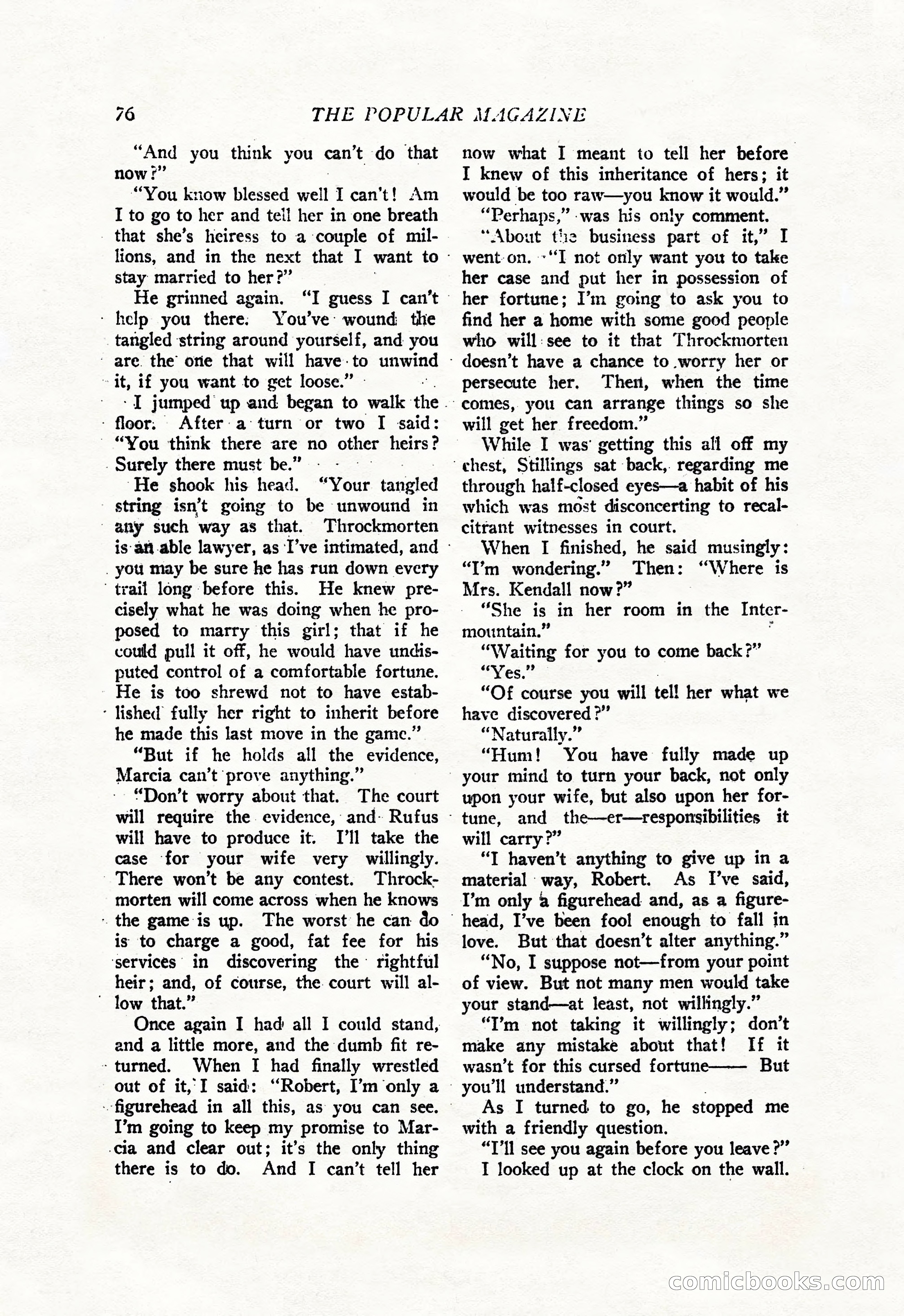 The Popular Magazine, June 7, 1926 — page 94 of 220