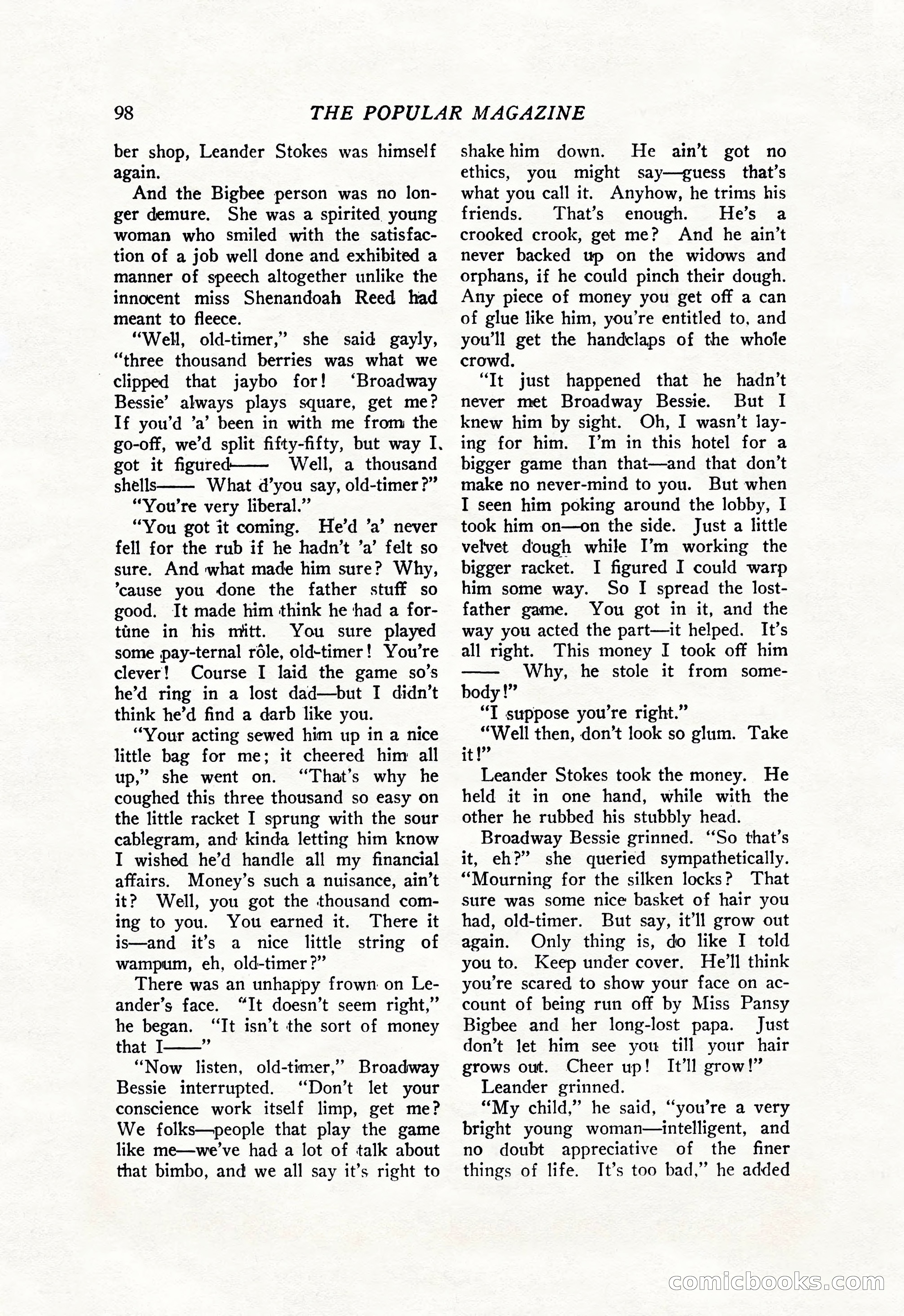 The Popular Magazine, June 7, 1926 — page 116 of 220
