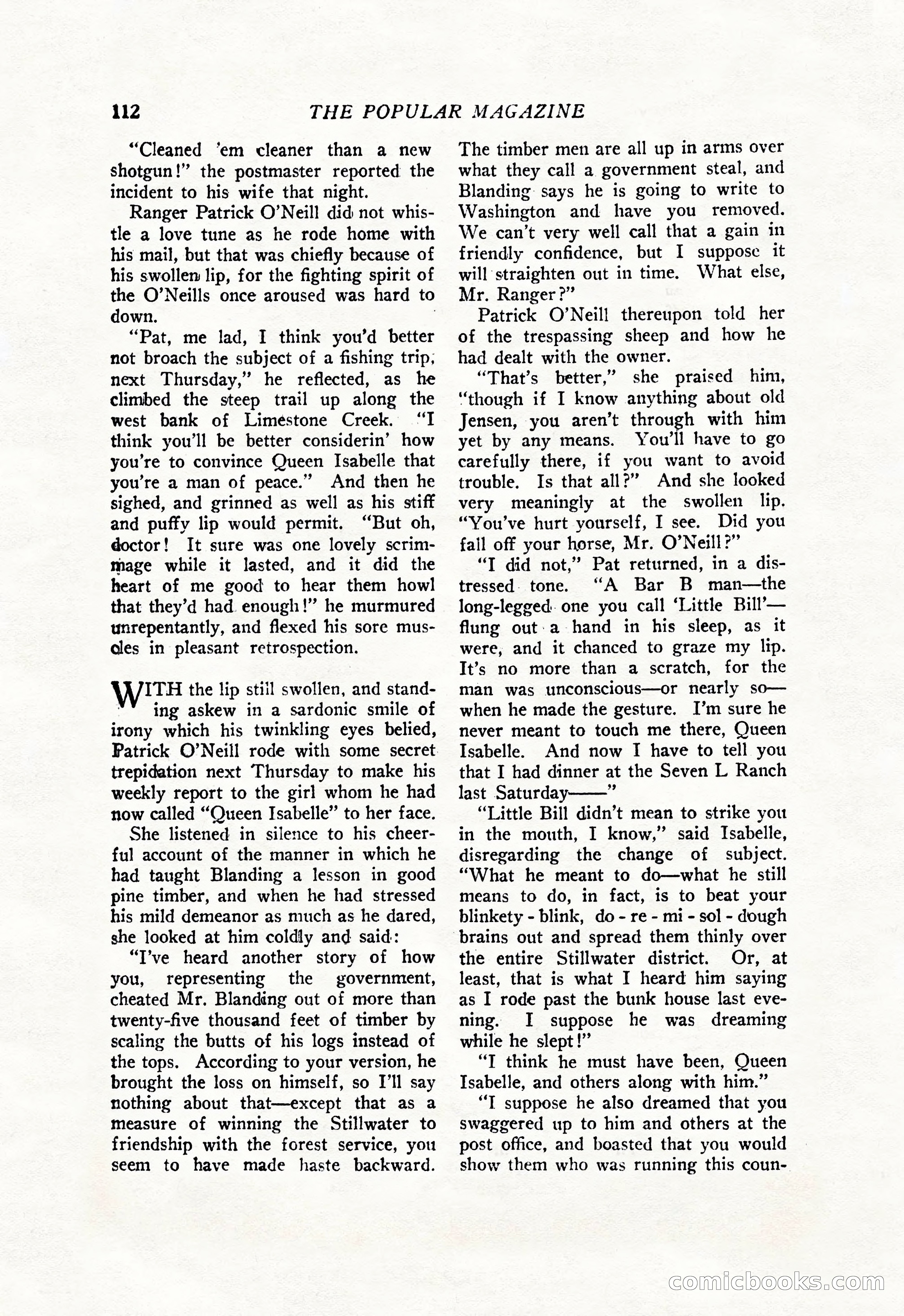 The Popular Magazine, June 7, 1926 — page 130 of 220