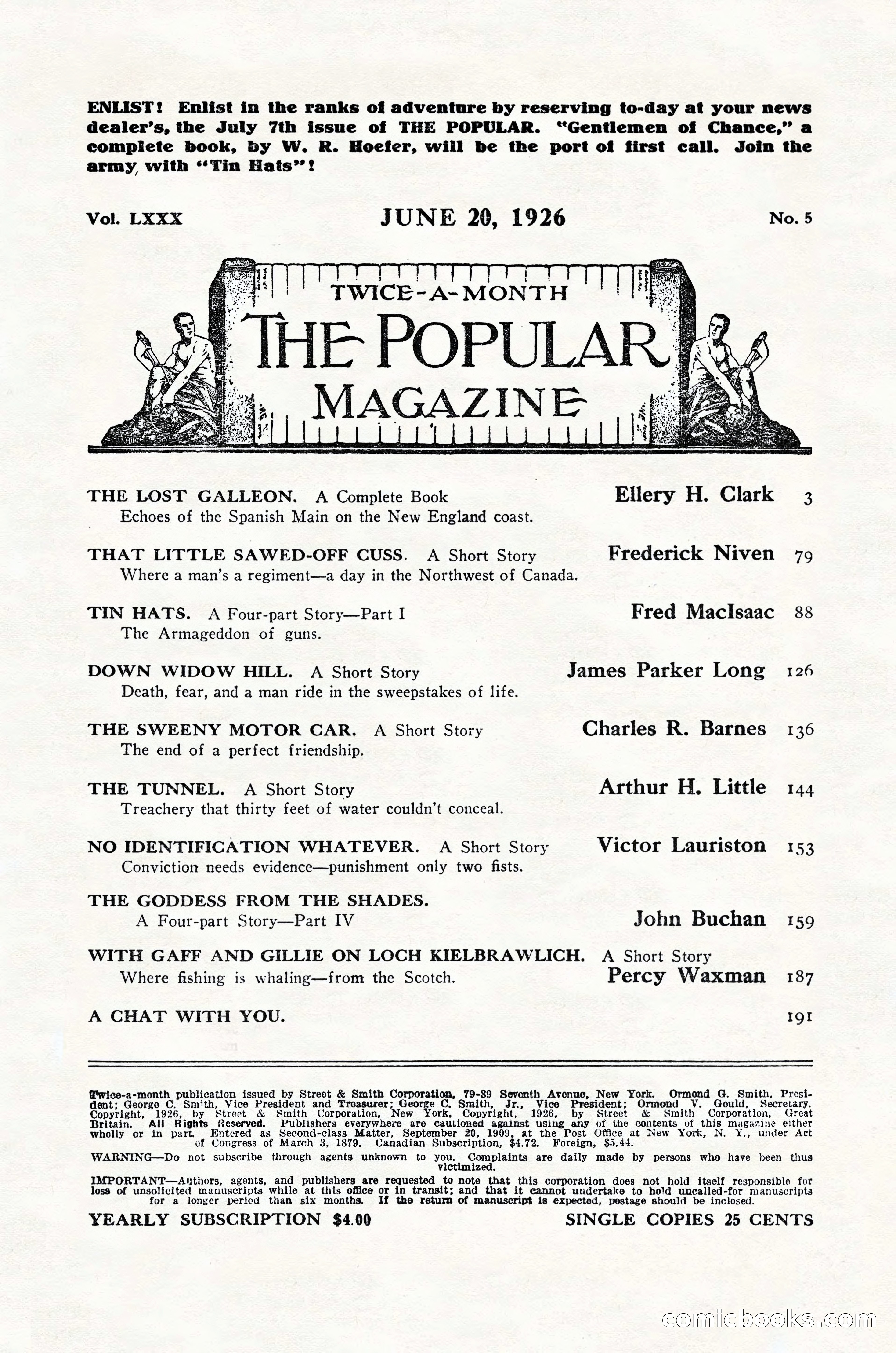 The Popular Magazine, June 20, 1926 — page 3 of 196