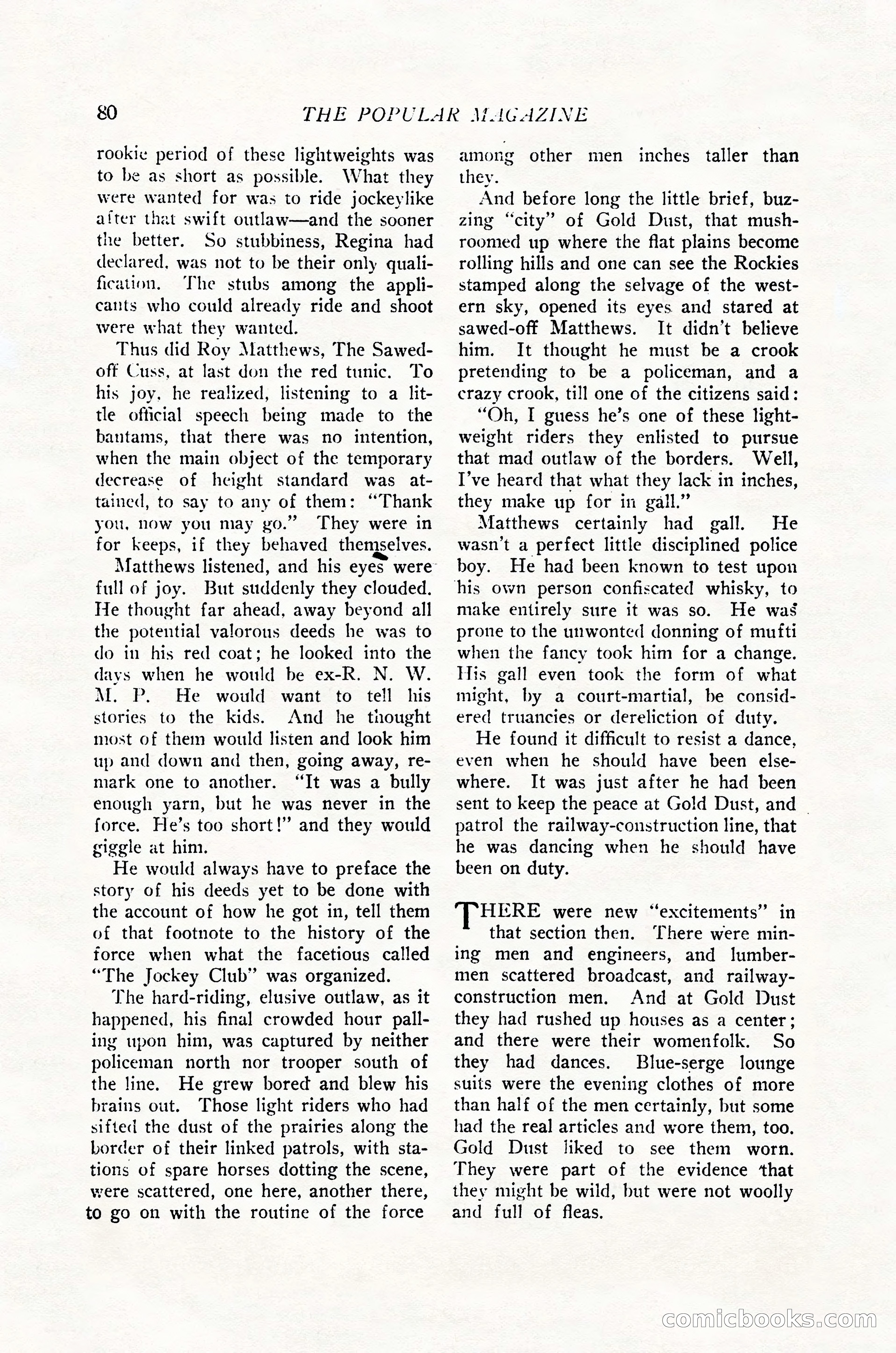 The Popular Magazine, June 20, 1926 — page 82 of 196