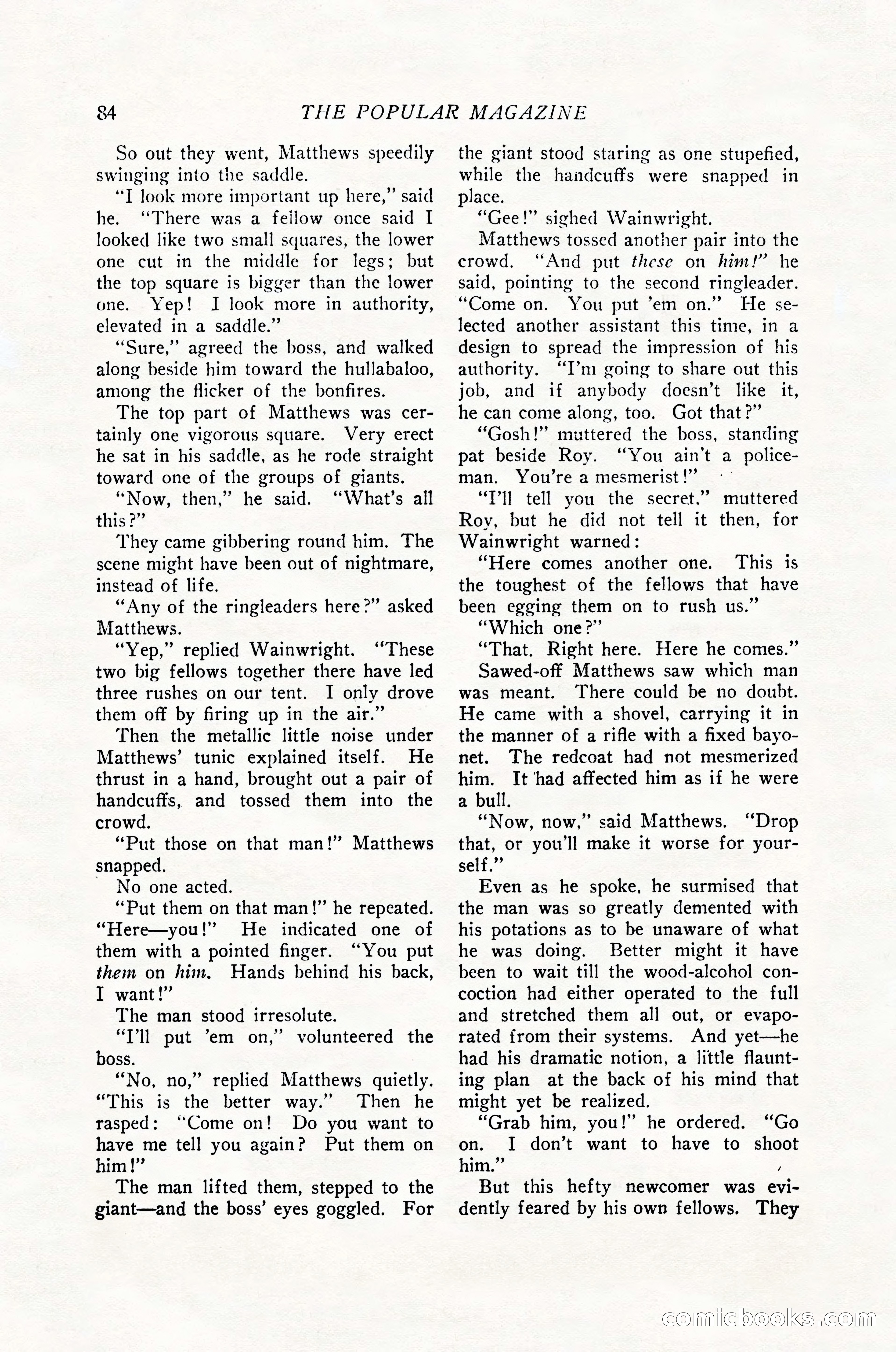 The Popular Magazine, June 20, 1926 — page 86 of 196