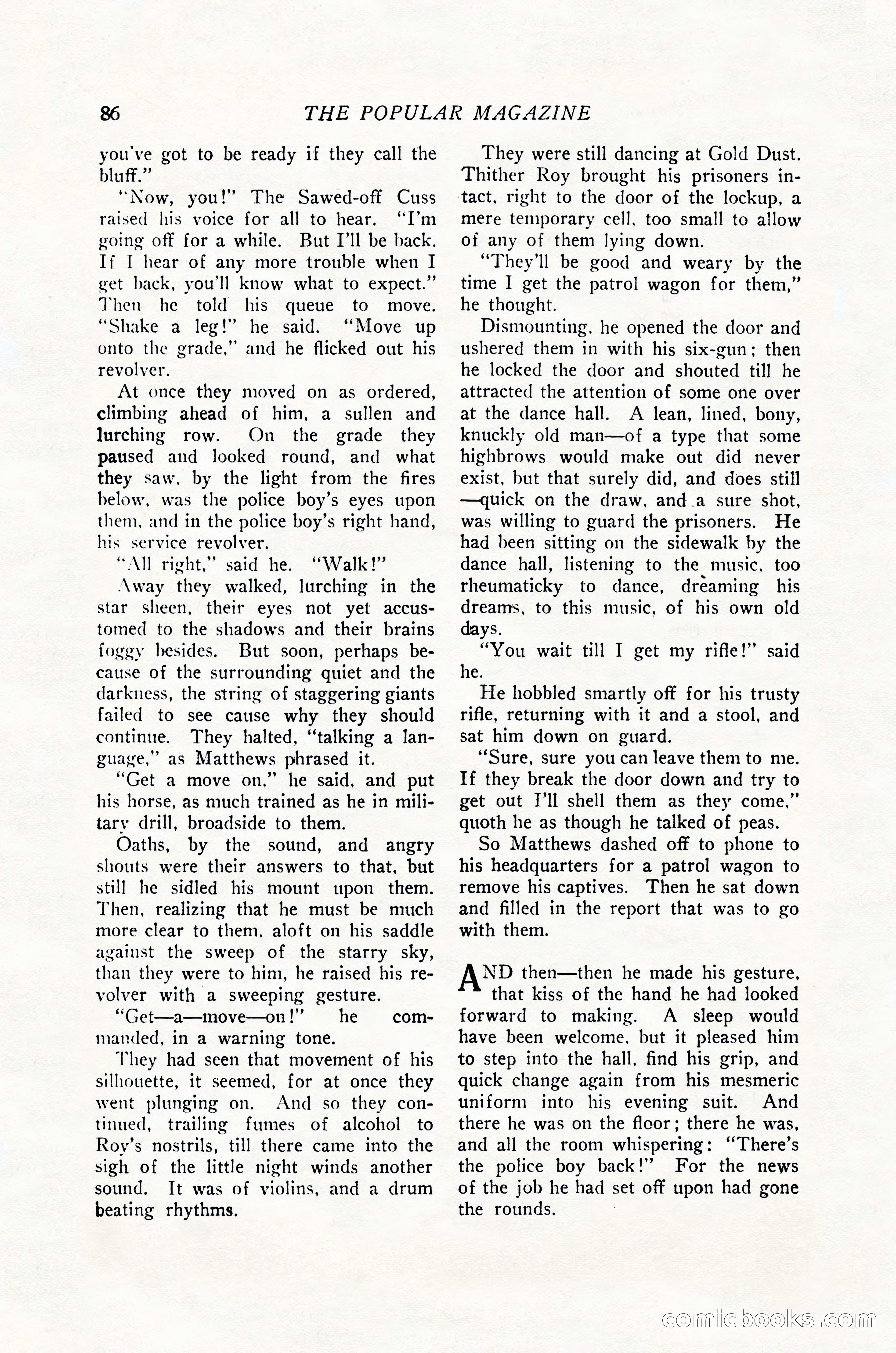 The Popular Magazine, June 20, 1926 — page 88 of 196