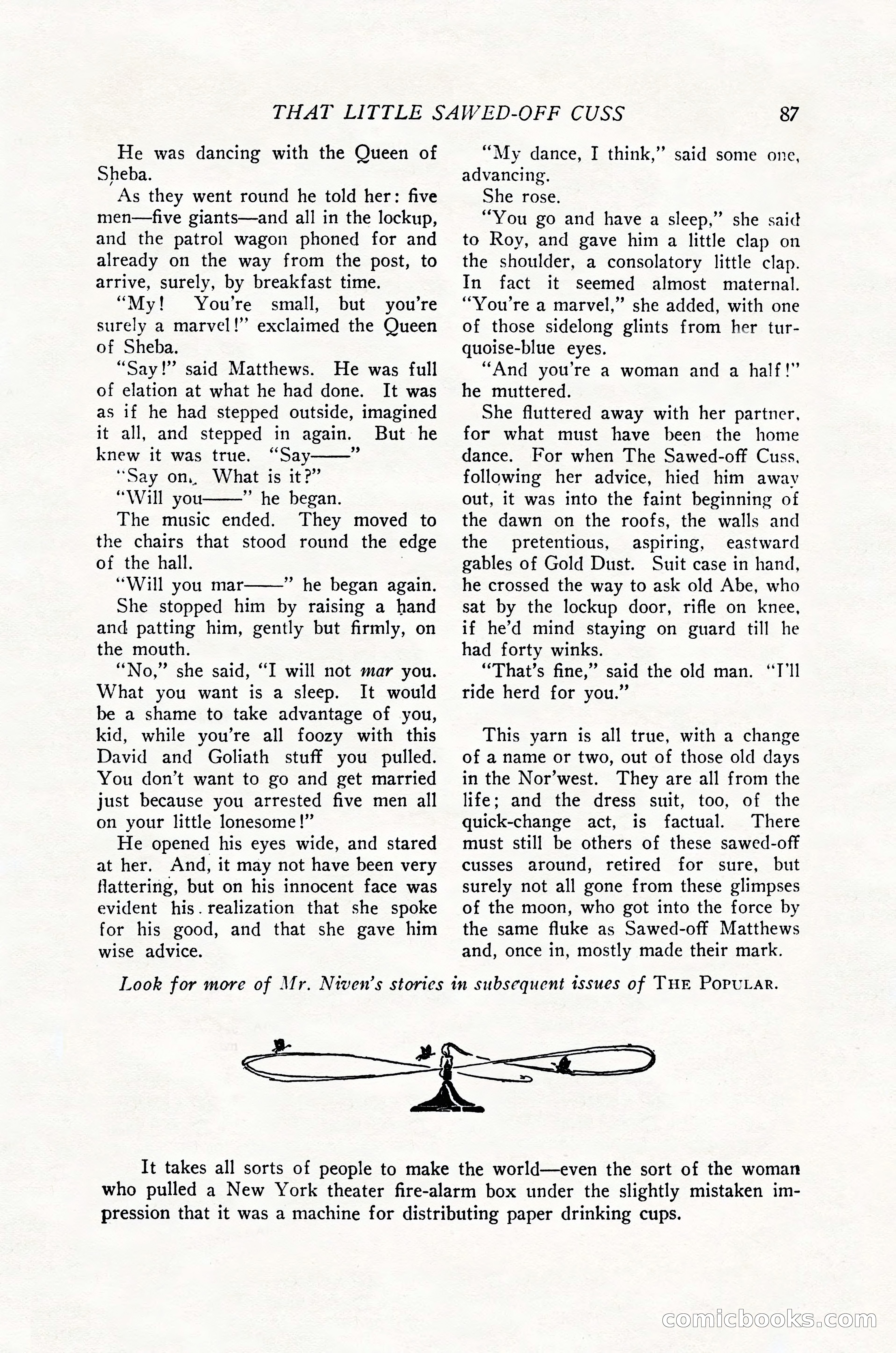 The Popular Magazine, June 20, 1926 — page 89 of 196