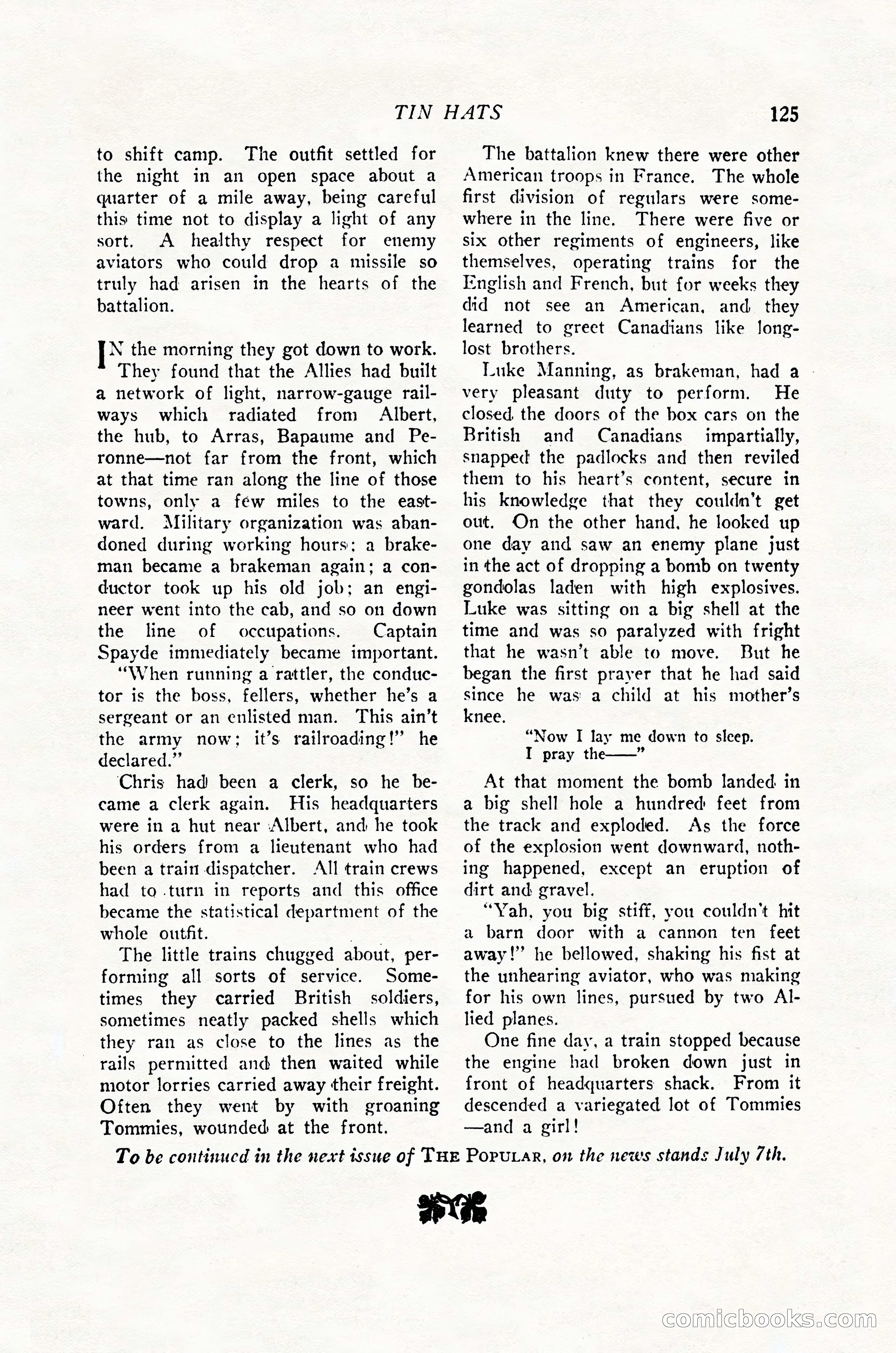 The Popular Magazine, June 20, 1926 — page 127 of 196