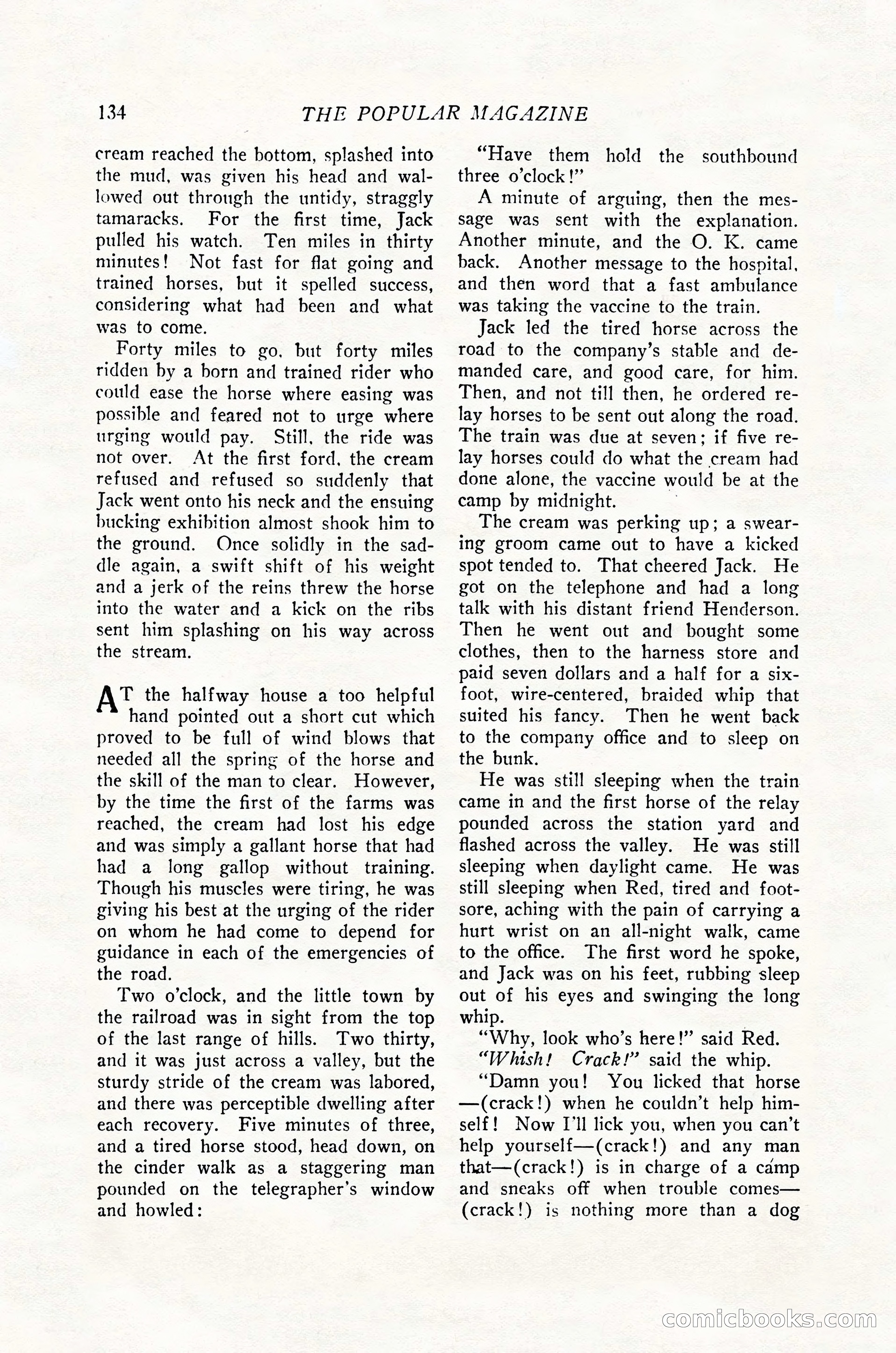 The Popular Magazine, June 20, 1926 — page 136 of 196