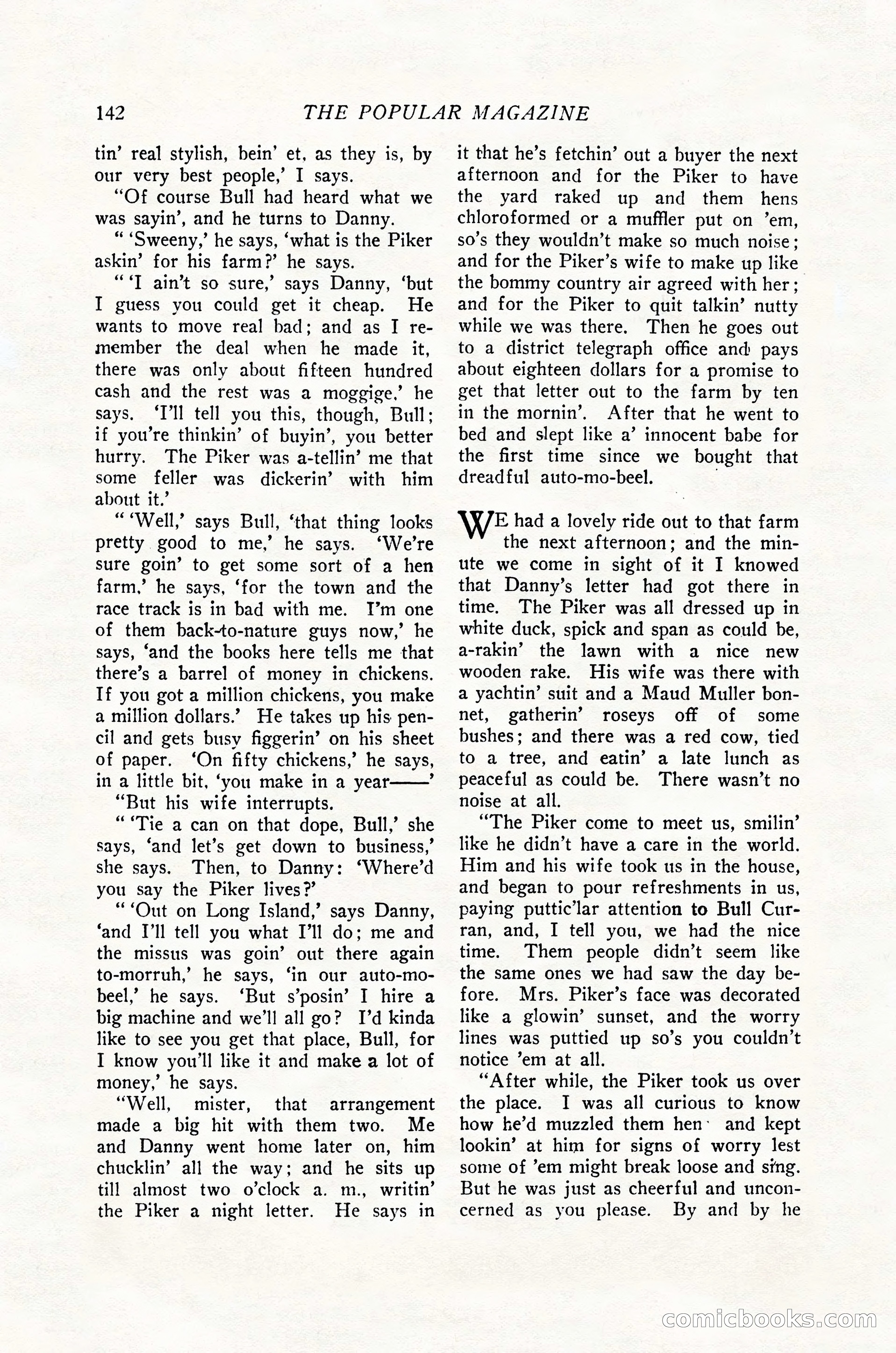 The Popular Magazine, June 20, 1926 — page 144 of 196