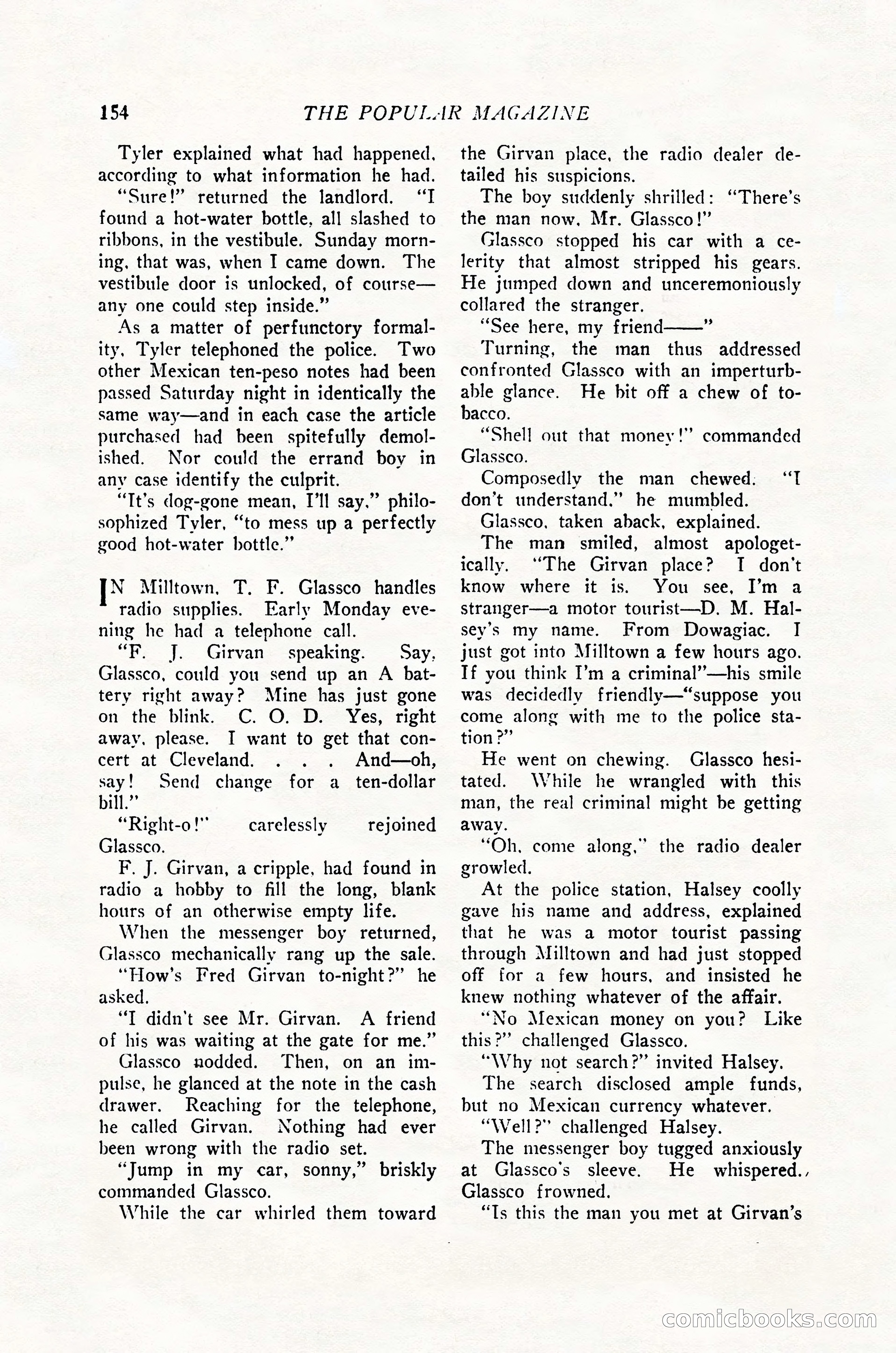 The Popular Magazine, June 20, 1926 — page 156 of 196