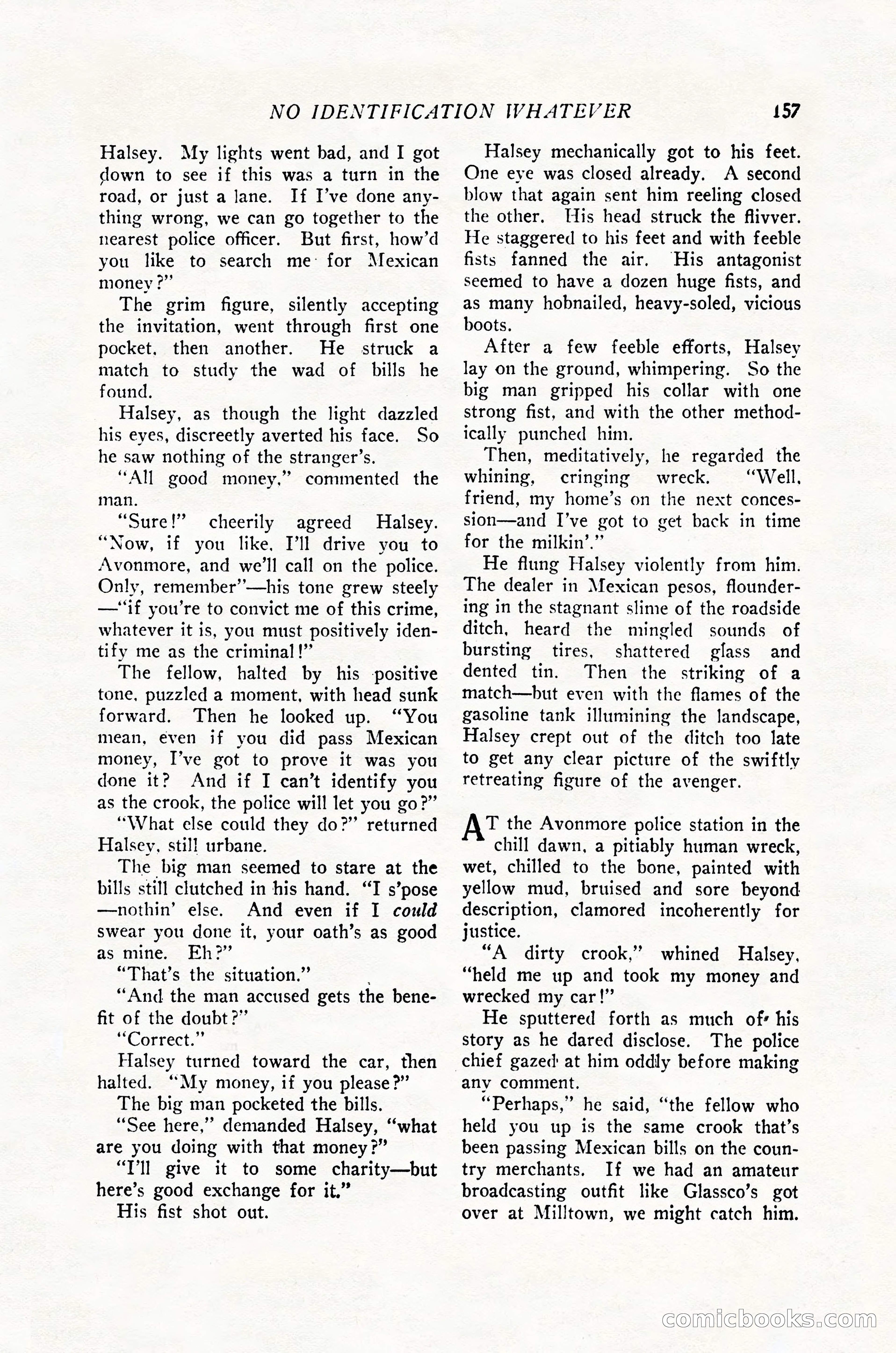 The Popular Magazine, June 20, 1926 — page 159 of 196