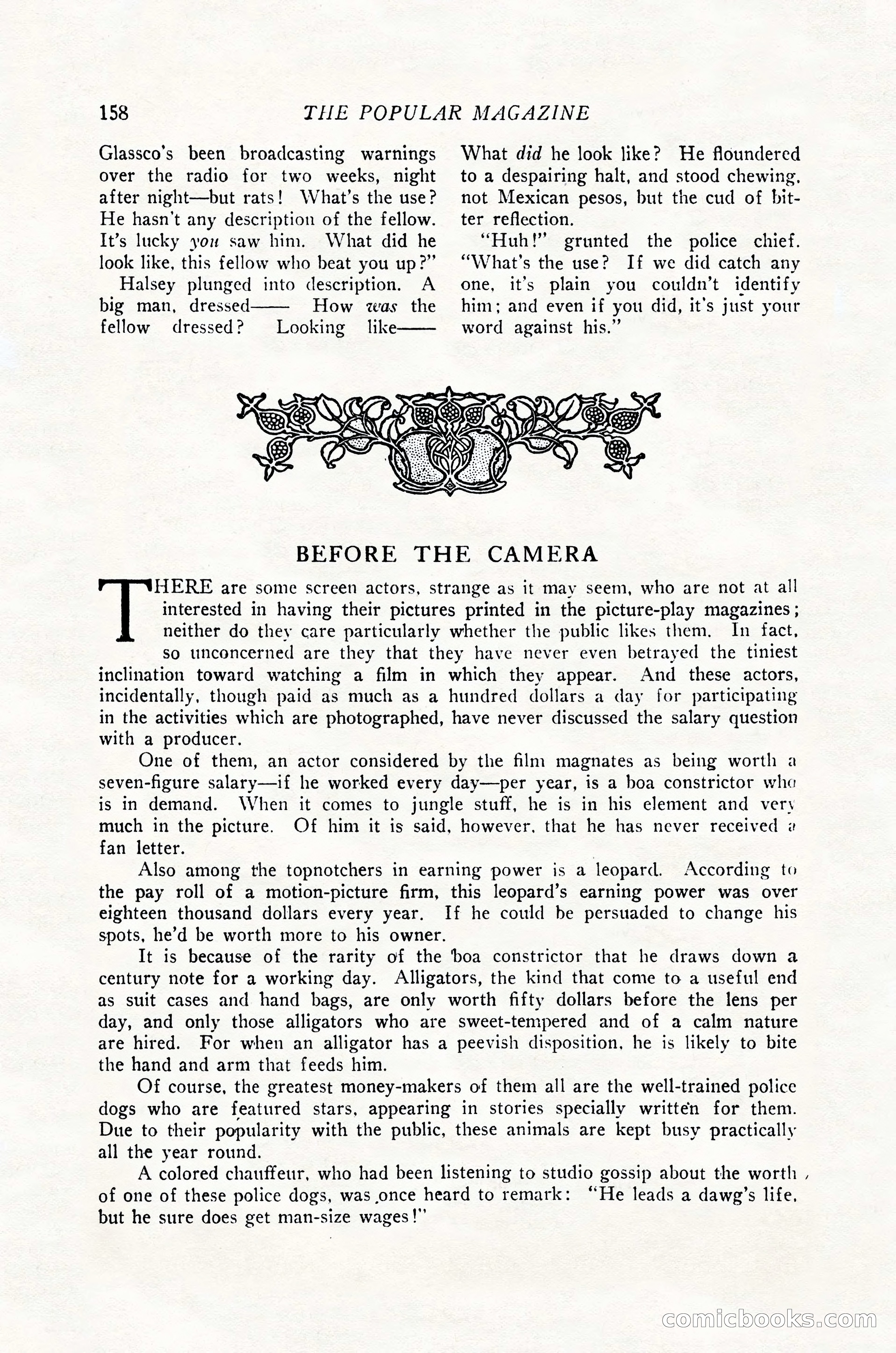The Popular Magazine, June 20, 1926 — page 160 of 196