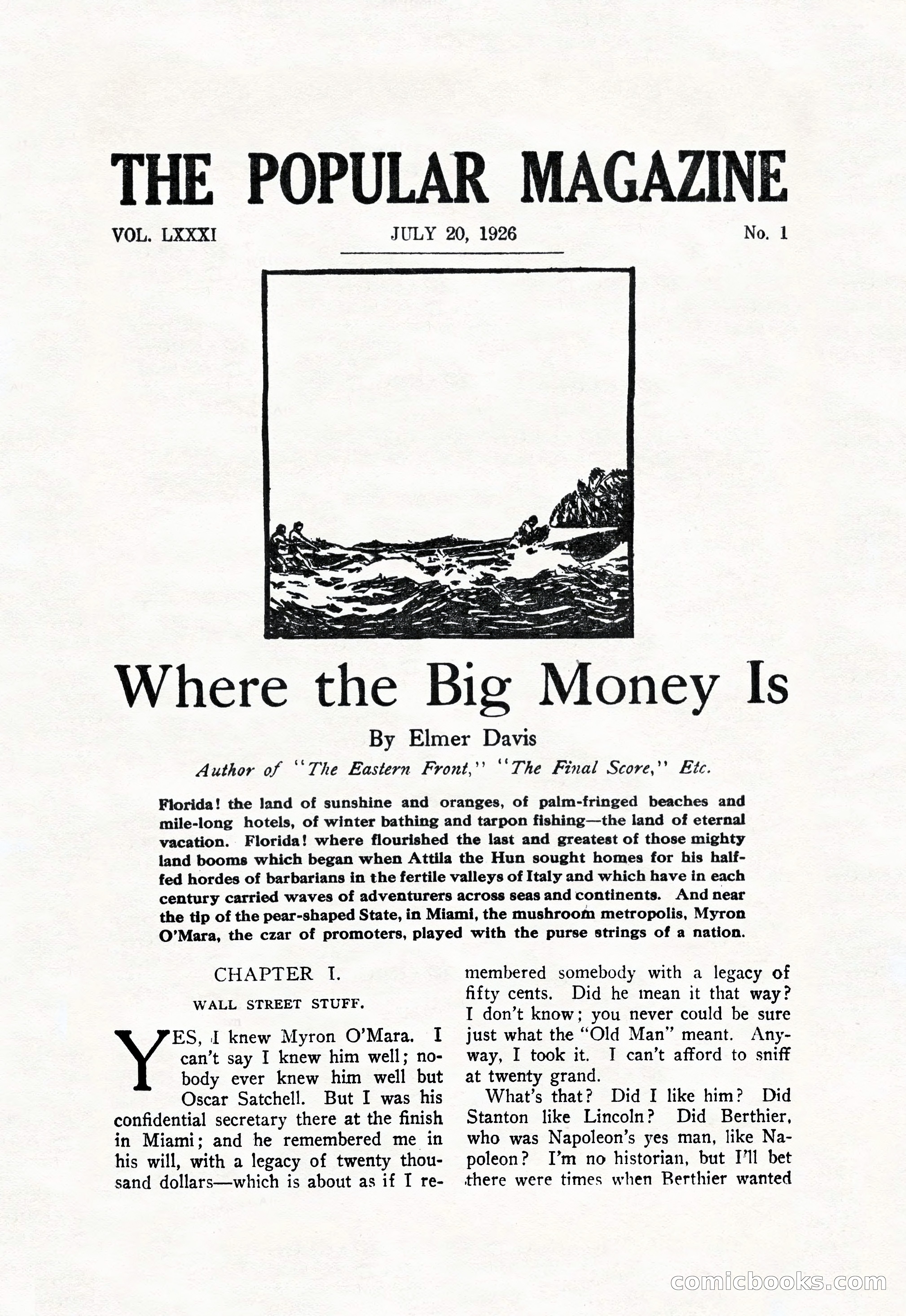 The Popular Magazine, July 20, 1926 — page 5 of 196