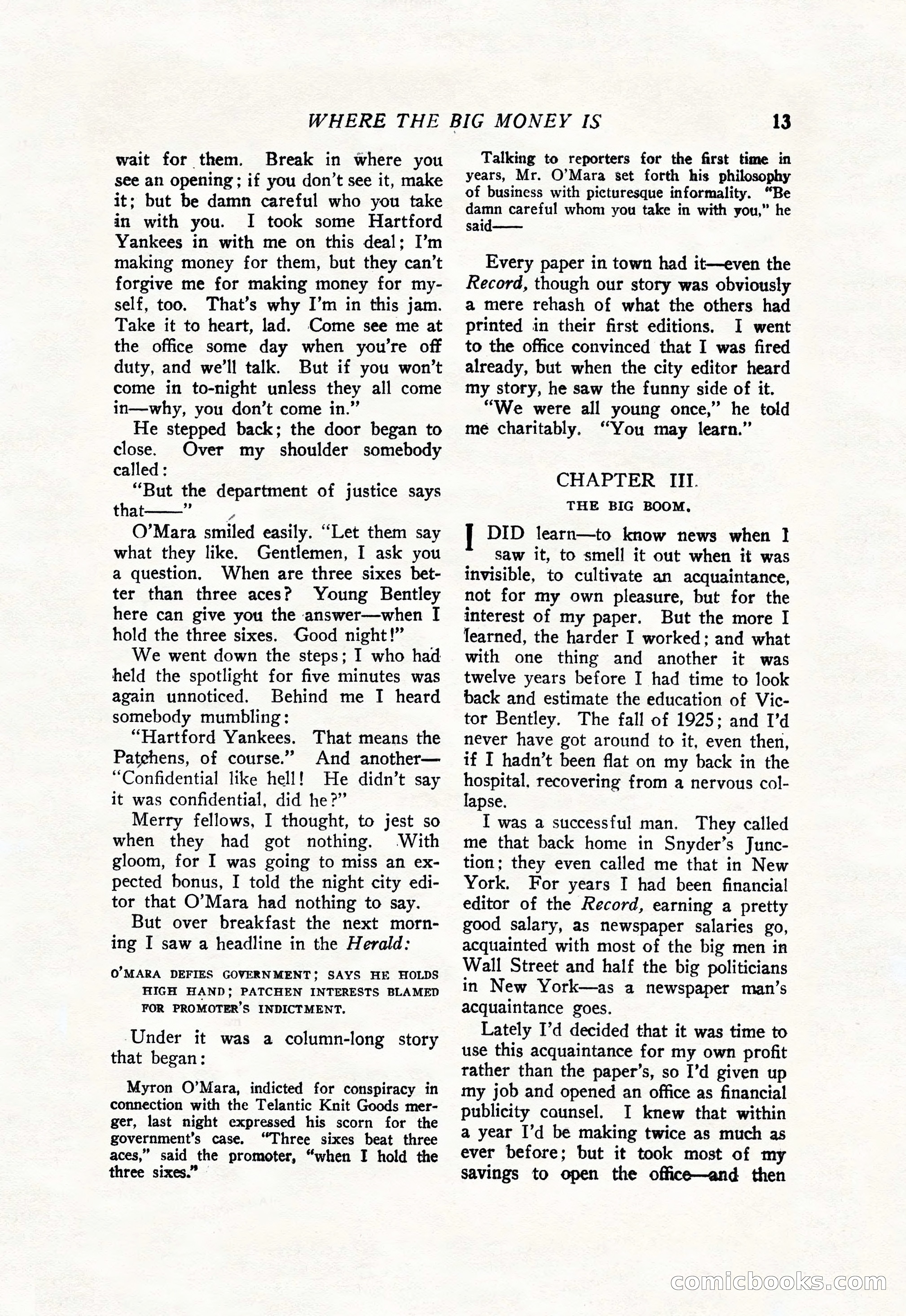 The Popular Magazine, July 20, 1926 — page 15 of 196
