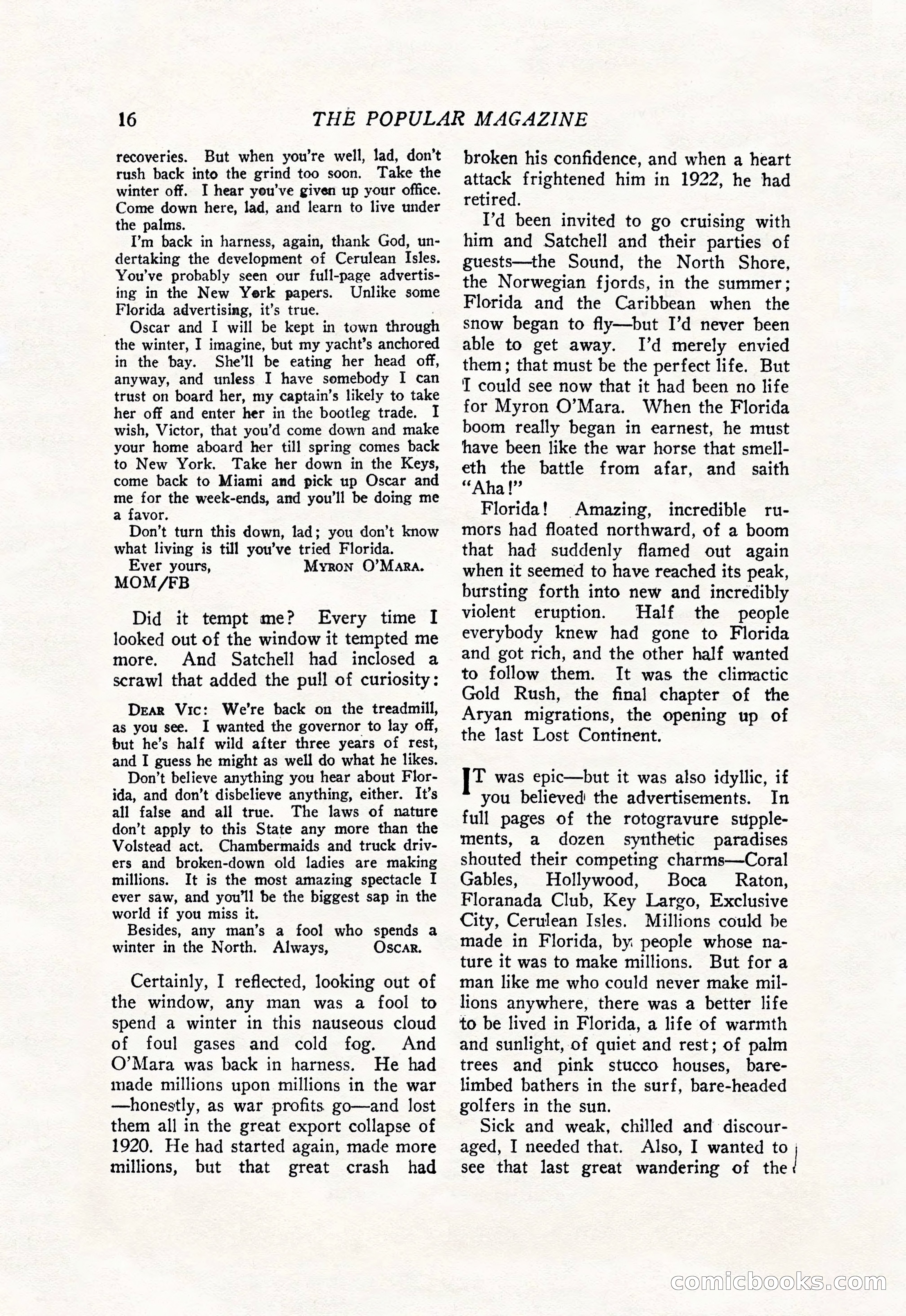 The Popular Magazine, July 20, 1926 — page 18 of 196