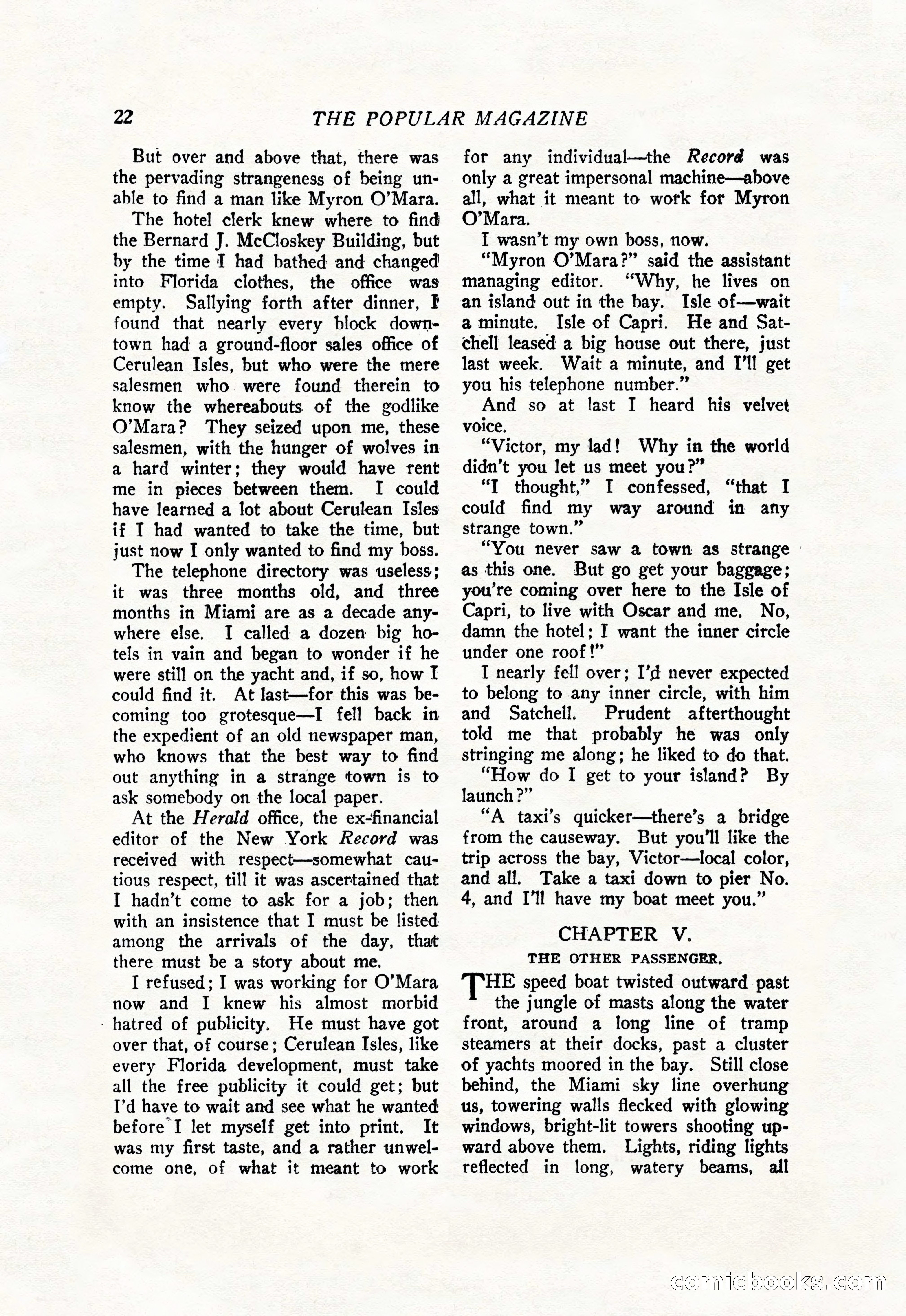 The Popular Magazine, July 20, 1926 — page 24 of 196