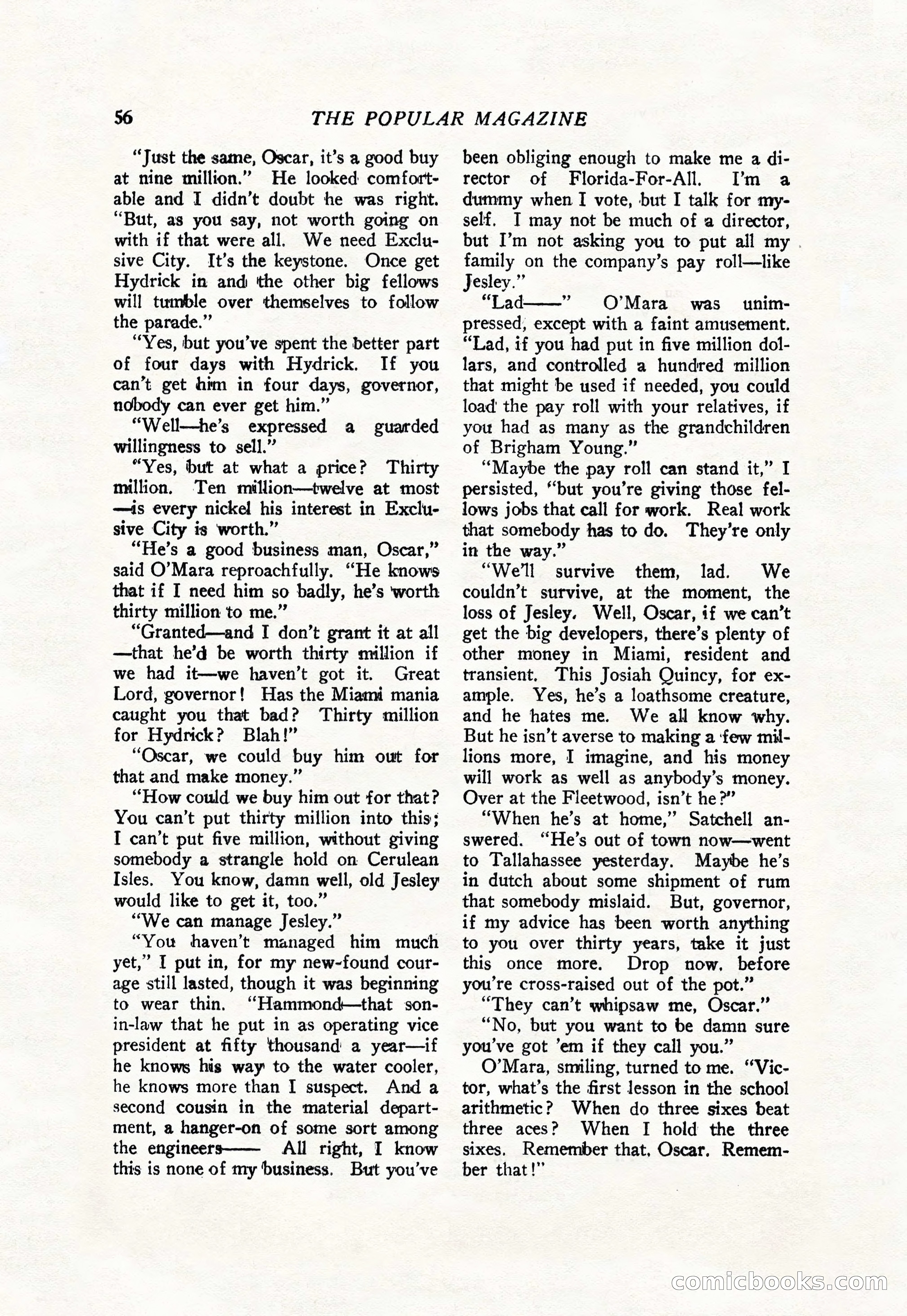 The Popular Magazine, July 20, 1926 — page 58 of 196