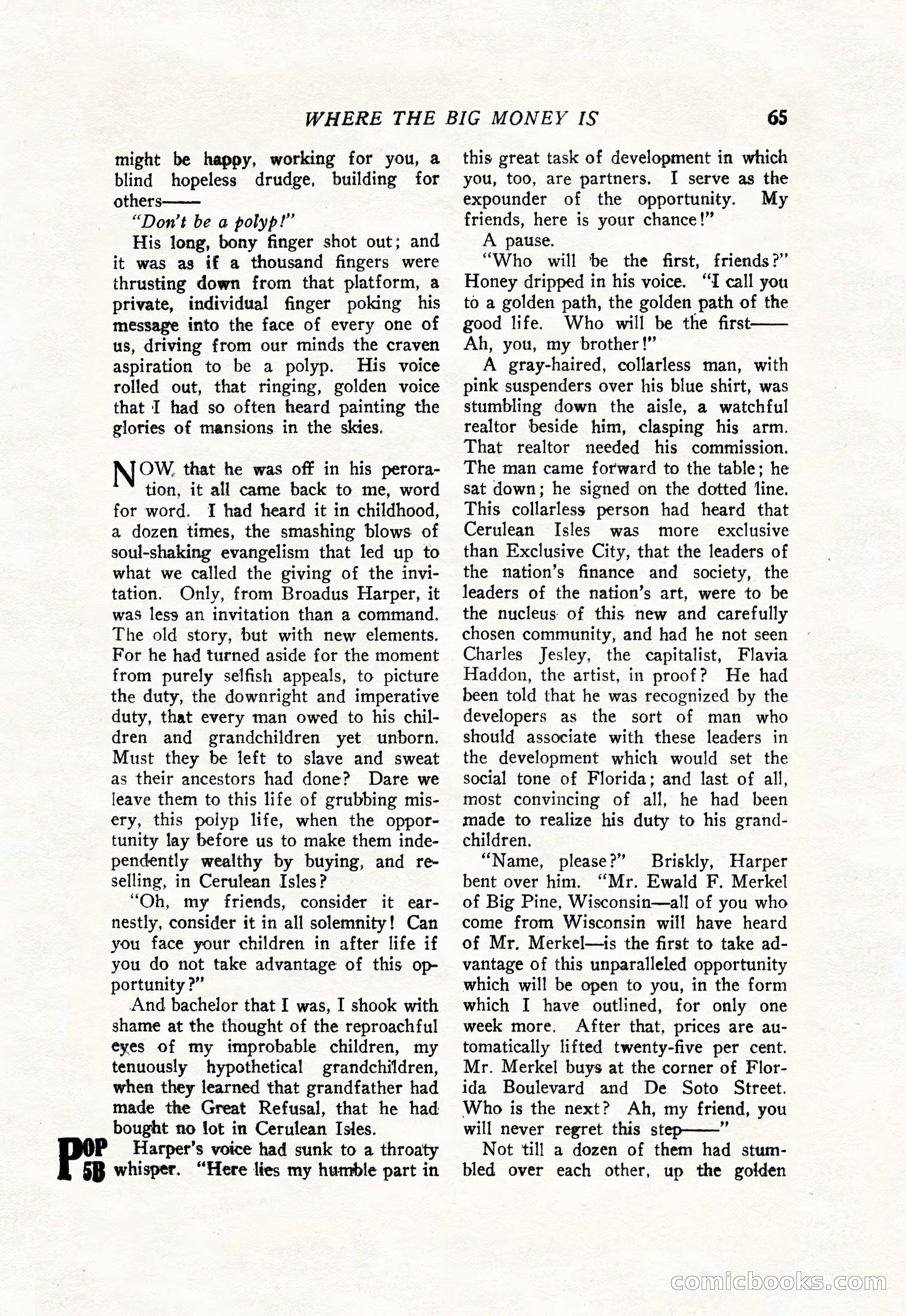 The Popular Magazine, July 20, 1926 — page 67 of 196
