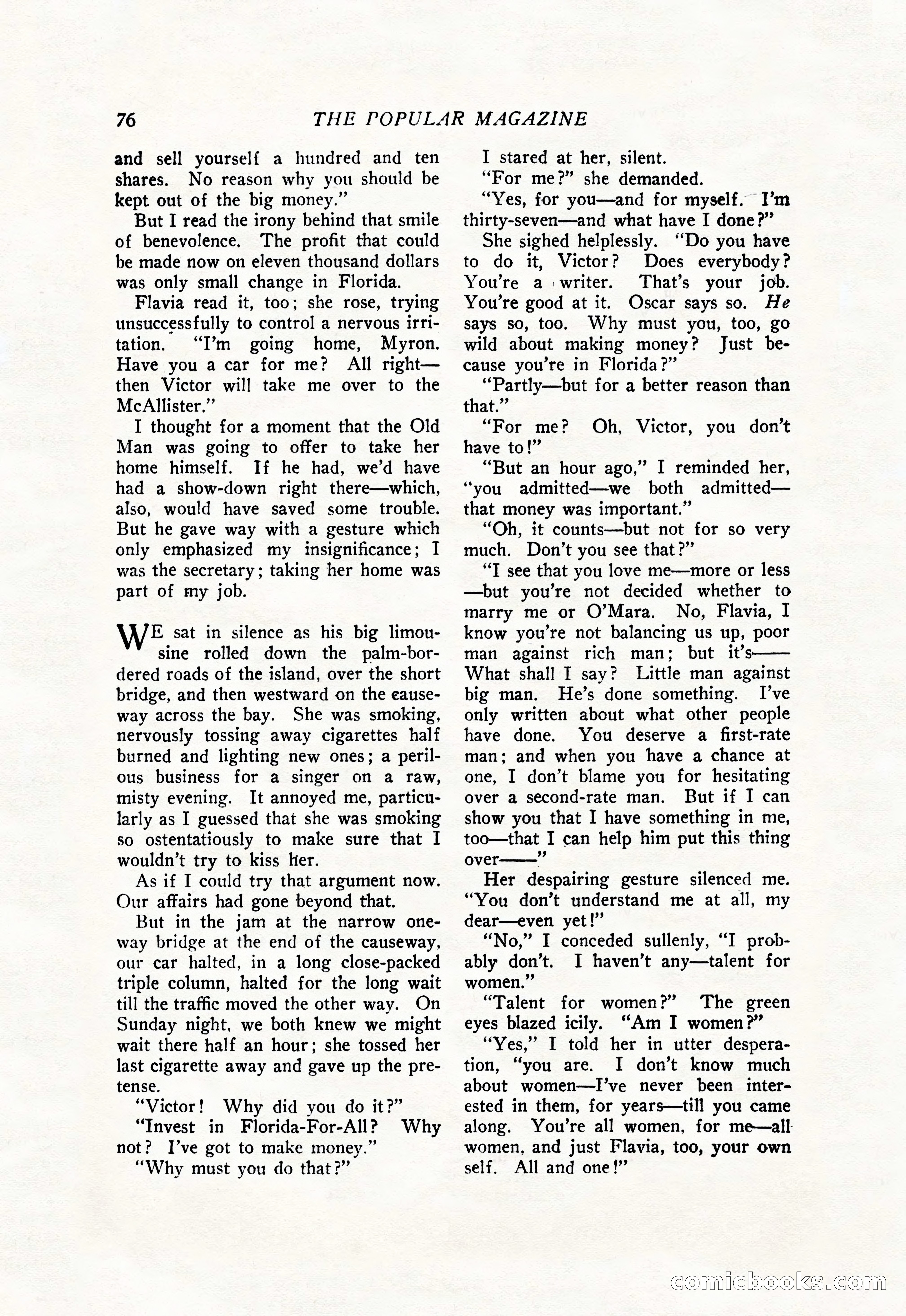 The Popular Magazine, July 20, 1926 — page 78 of 196