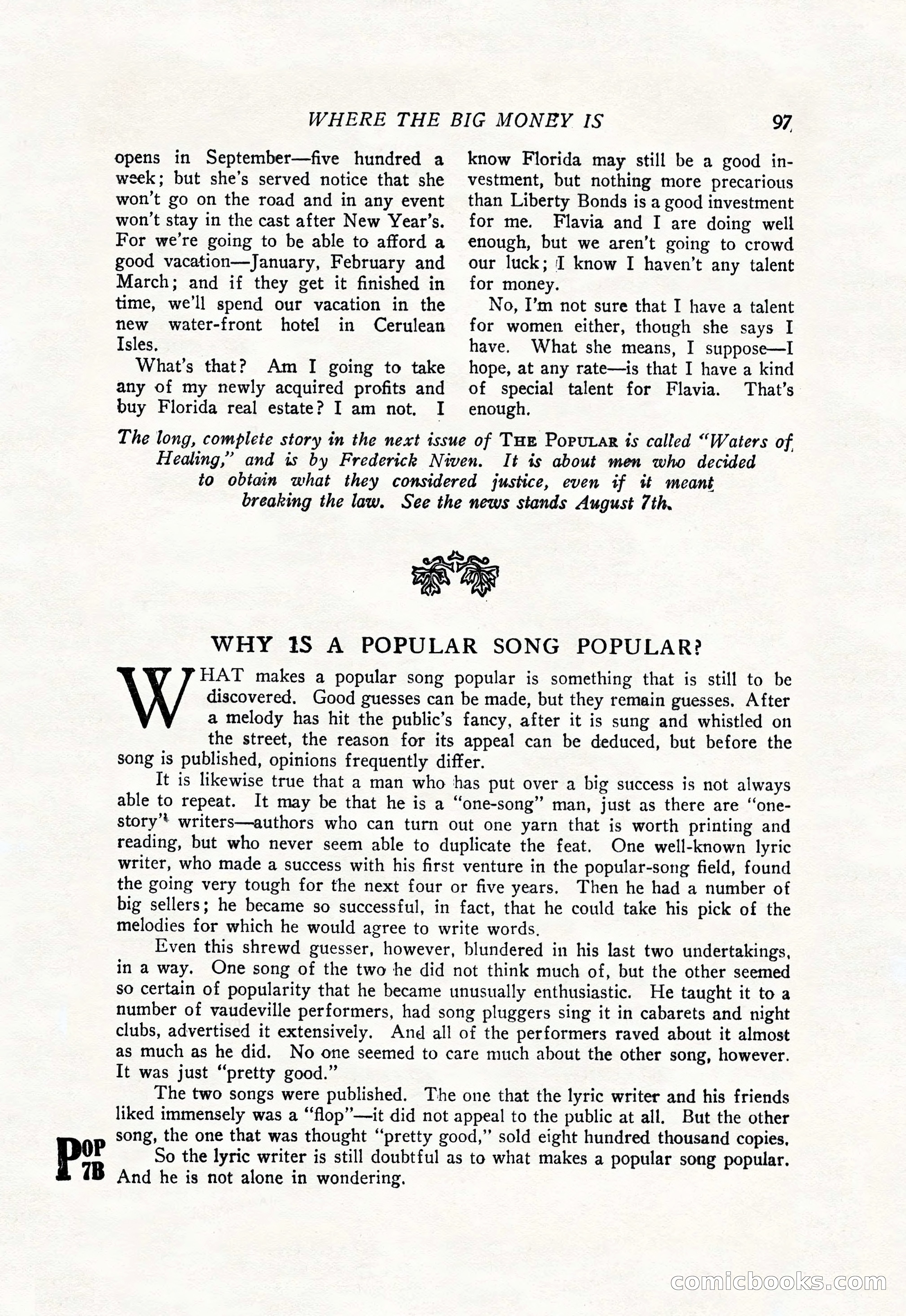 The Popular Magazine, July 20, 1926 — page 99 of 196