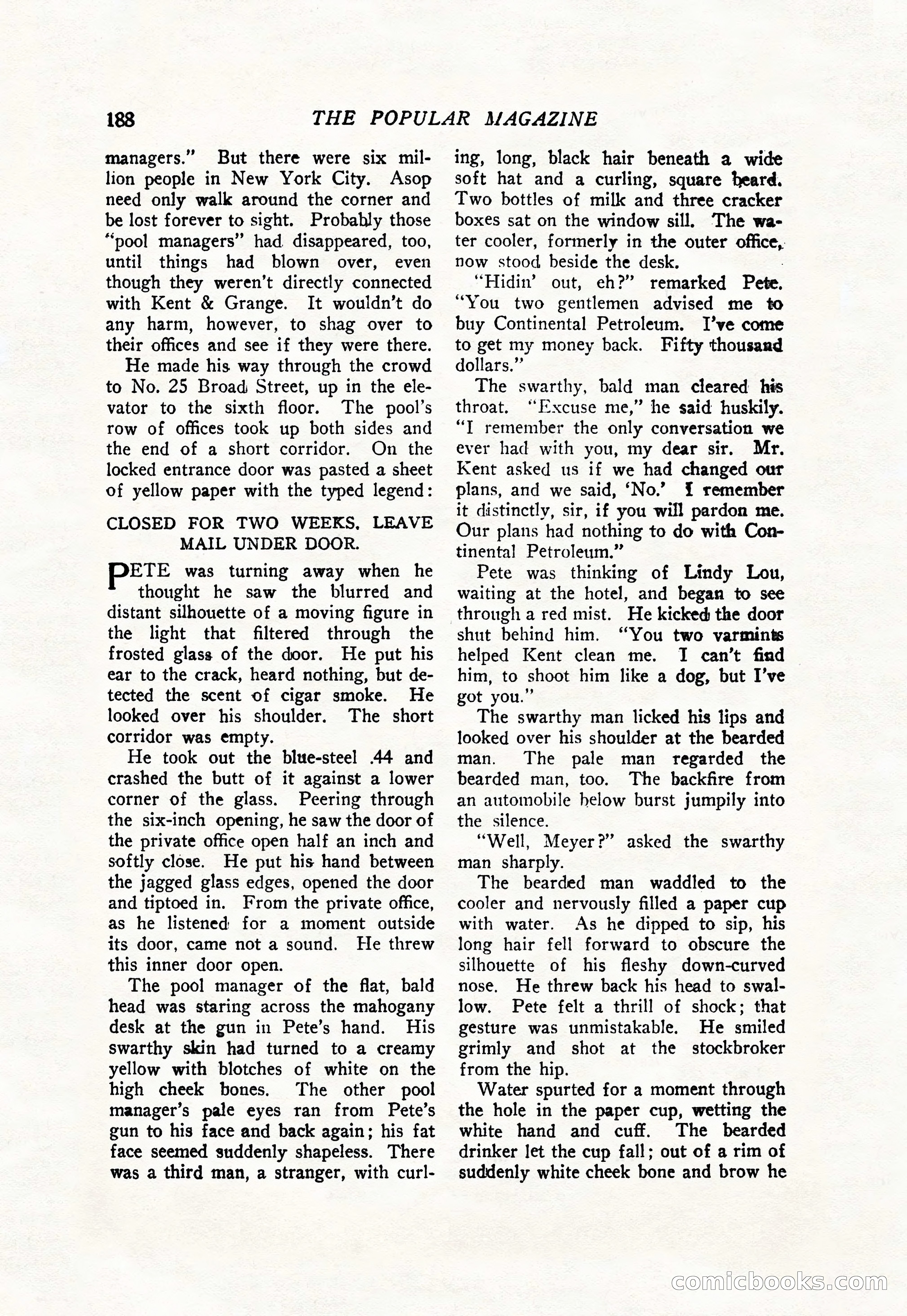 The Popular Magazine, July 20, 1926 — page 190 of 196